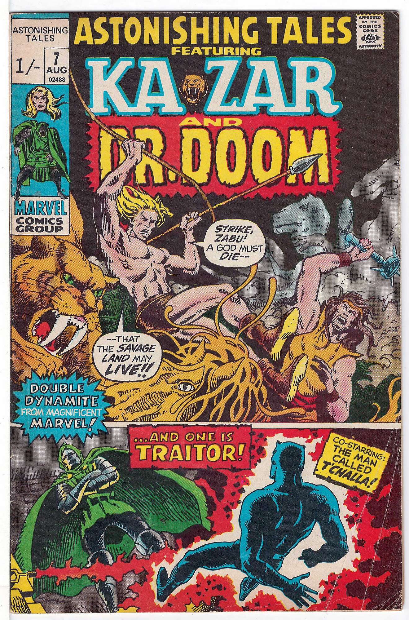 Cover of Astonishing Tales (Vol 1) #7. One of 250,000 Vintage American Comics on sale from Krypton!