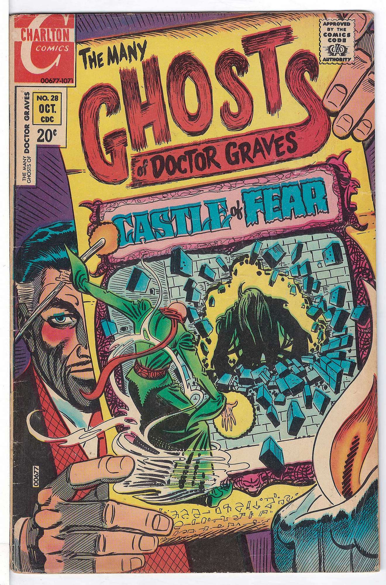 ACTUAL SCAN OF COMIC!<br> Cover of Many Ghosts of Doctor Graves #28. One of 250,000 Vintage American Comics on sale from Krypton!