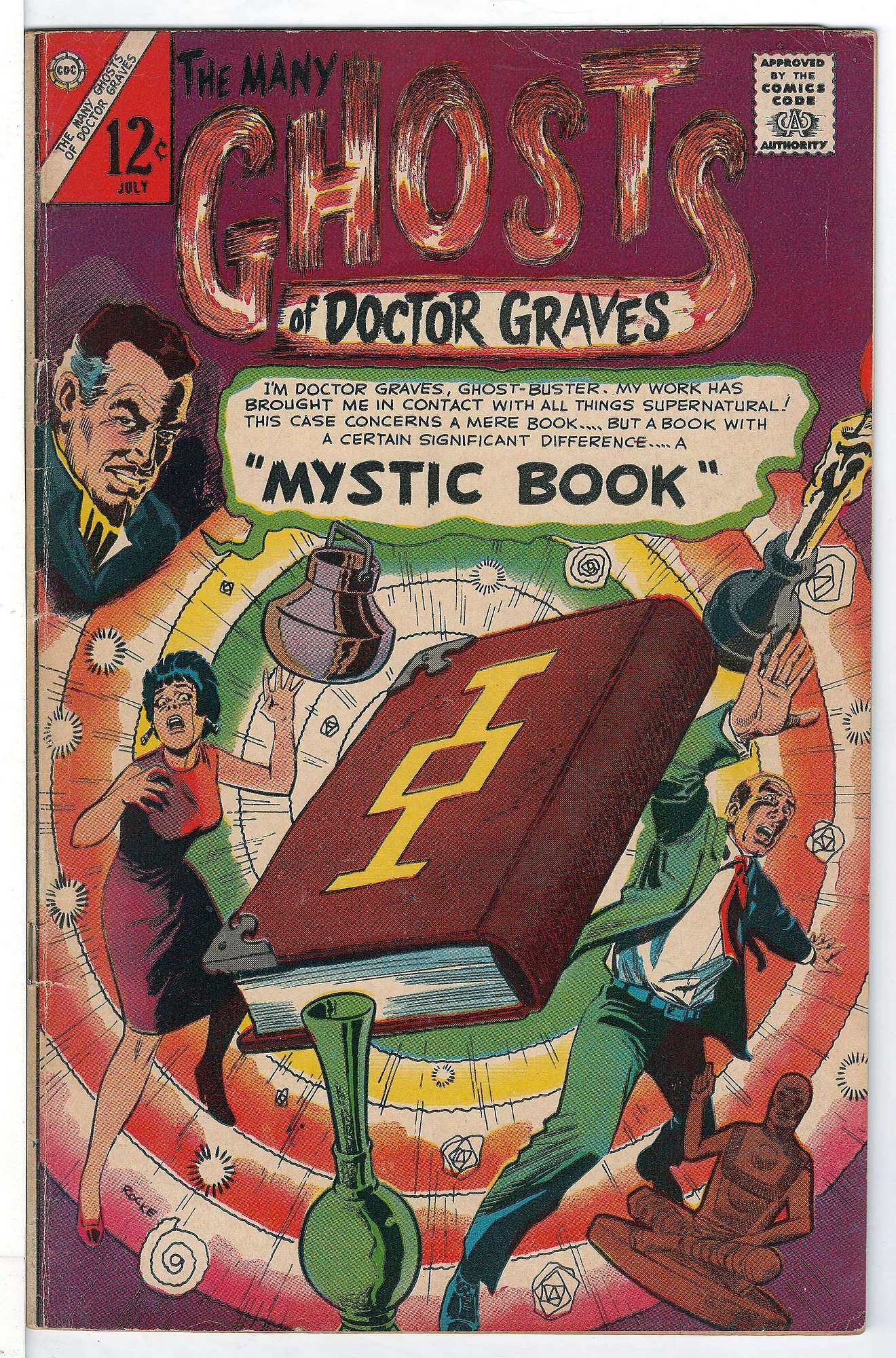 ACTUAL SCAN OF COMIC!<br>Spine Mis-Aligned - See Scan Cover of Many Ghosts of Doctor Graves #2. One of 250,000 Vintage American Comics on sale from Krypton!