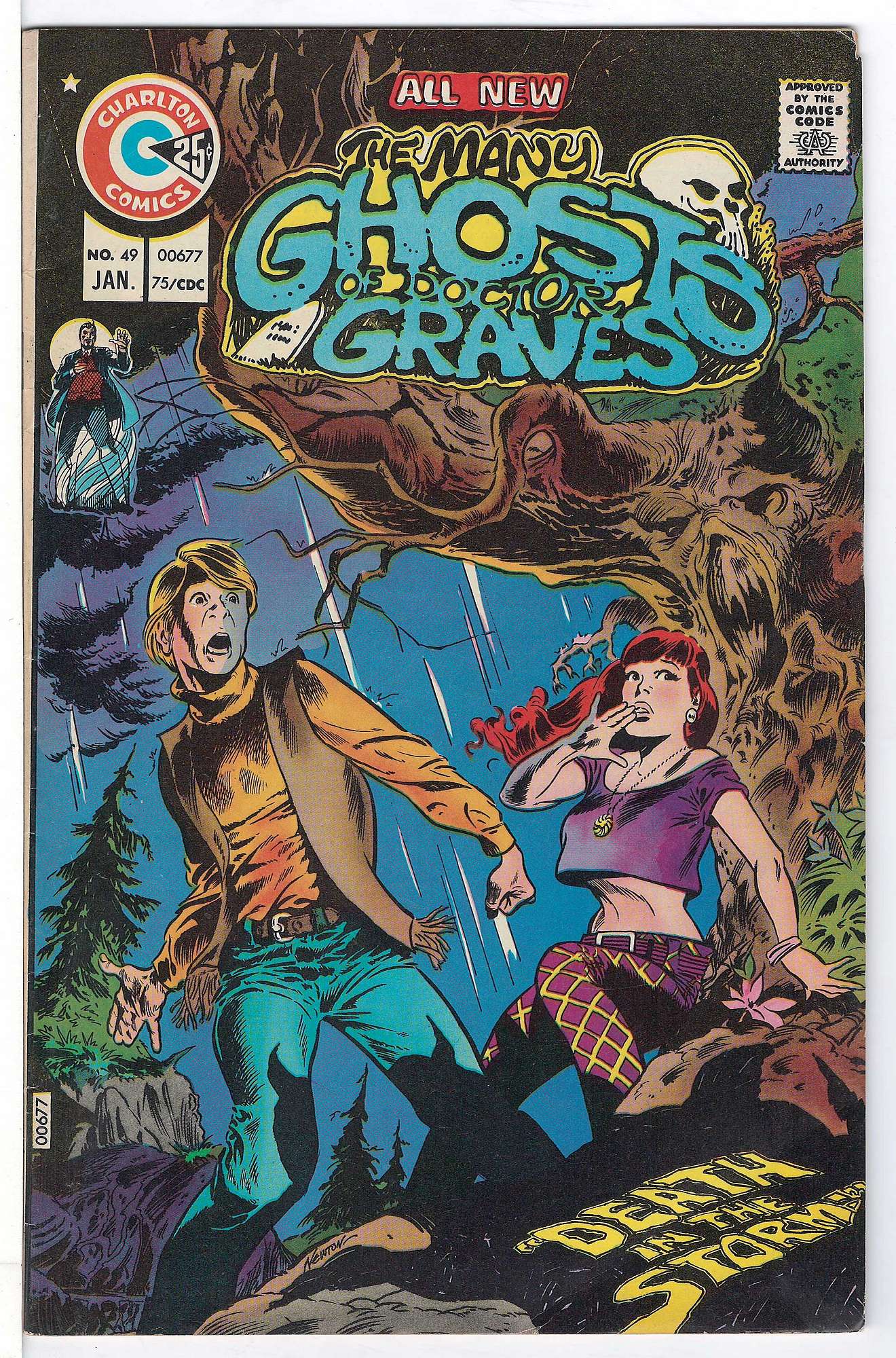 Cover of Many Ghosts of Doctor Graves #49. One of 250,000 Vintage American Comics on sale from Krypton!