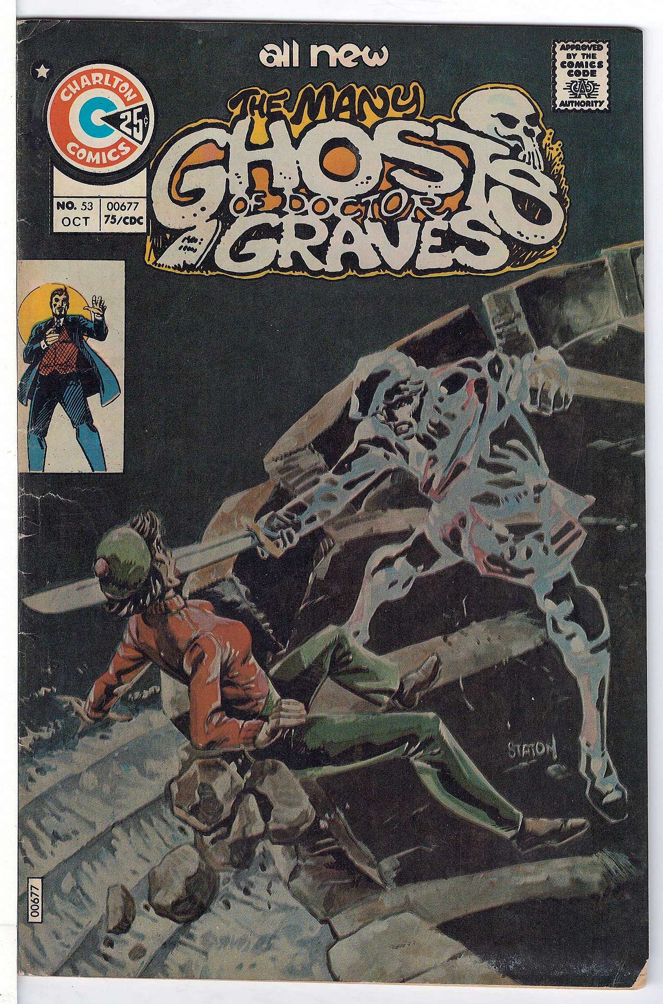 Cover of Many Ghosts of Doctor Graves #53. One of 250,000 Vintage American Comics on sale from Krypton!