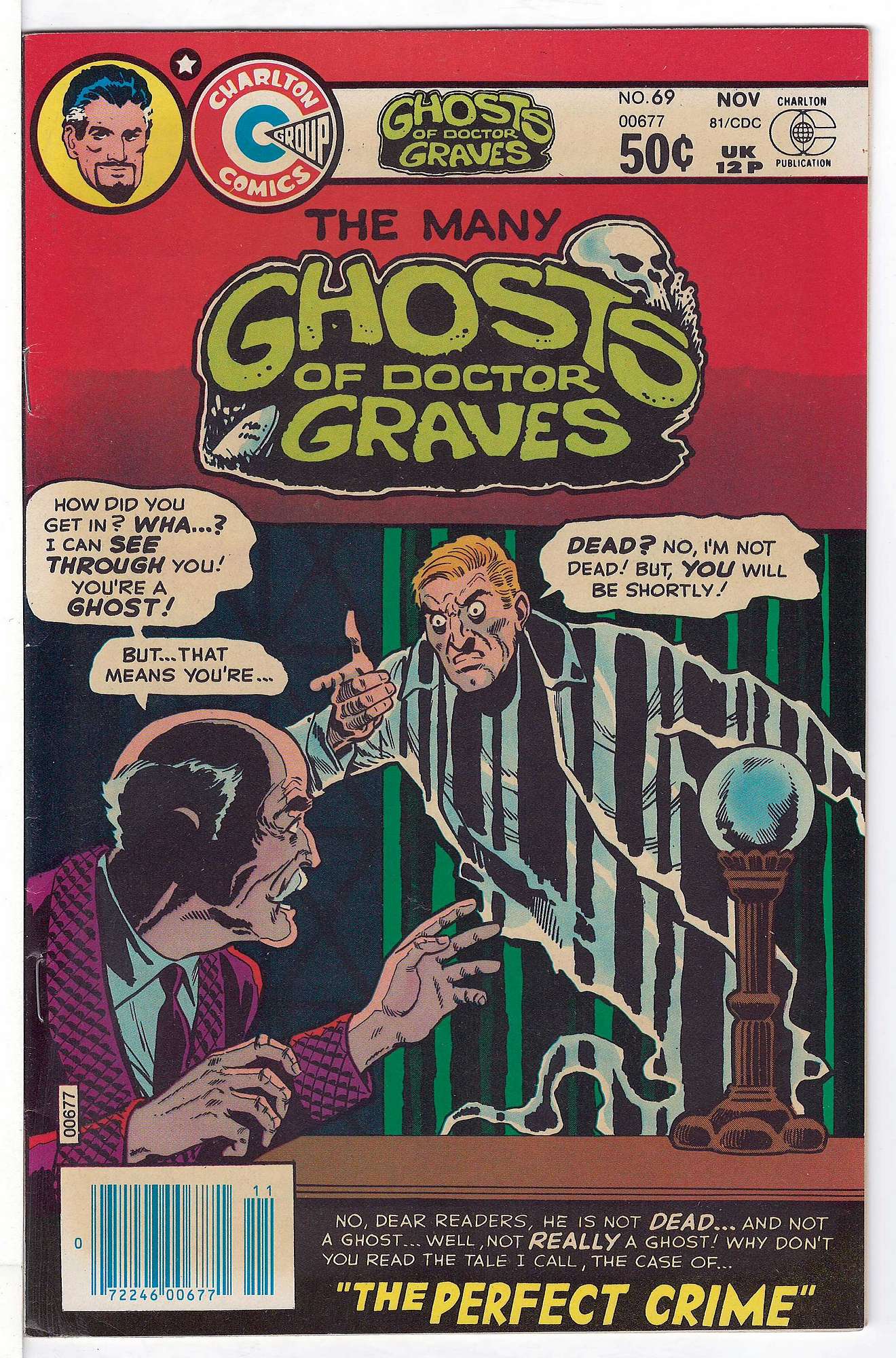 Cover of Many Ghosts of Doctor Graves #69. One of 250,000 Vintage American Comics on sale from Krypton!