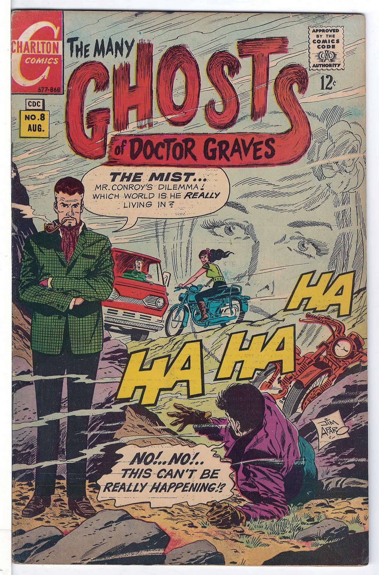ACTUAL SCAN OF COMIC!<br> Cover of Many Ghosts of Doctor Graves #8. One of 250,000 Vintage American Comics on sale from Krypton!