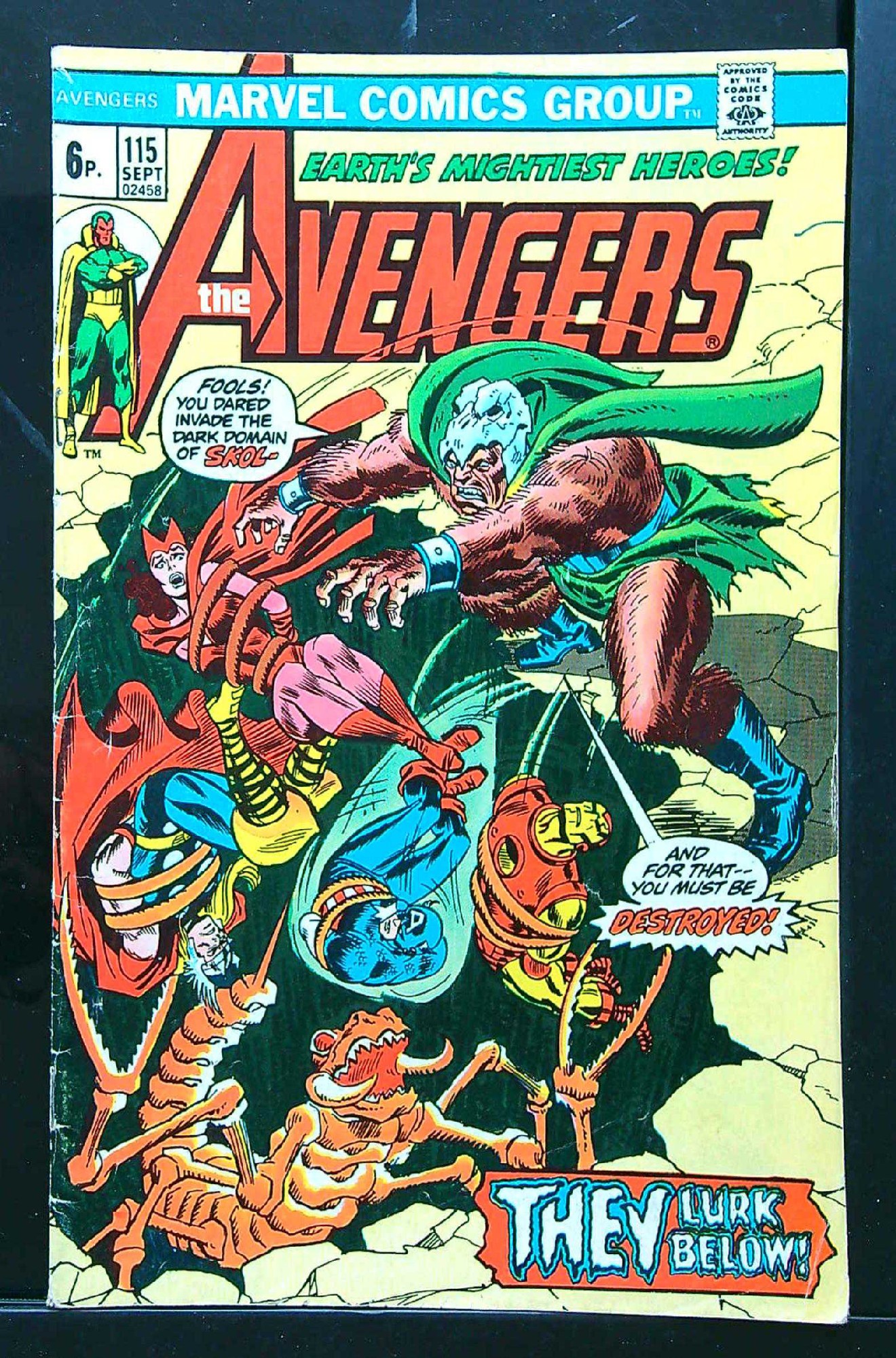Cover of Avengers (Vol 1) #115. One of 250,000 Vintage American Comics on sale from Krypton!