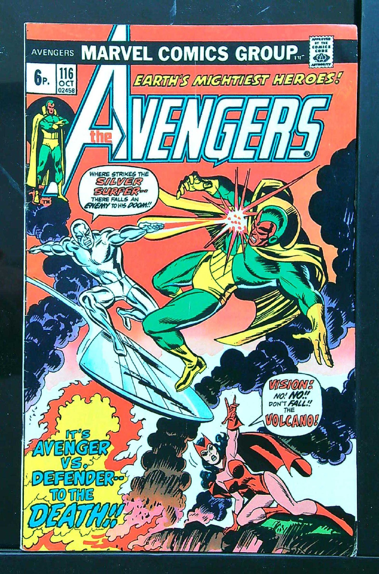 Cover of Avengers (Vol 1) #116. One of 250,000 Vintage American Comics on sale from Krypton!