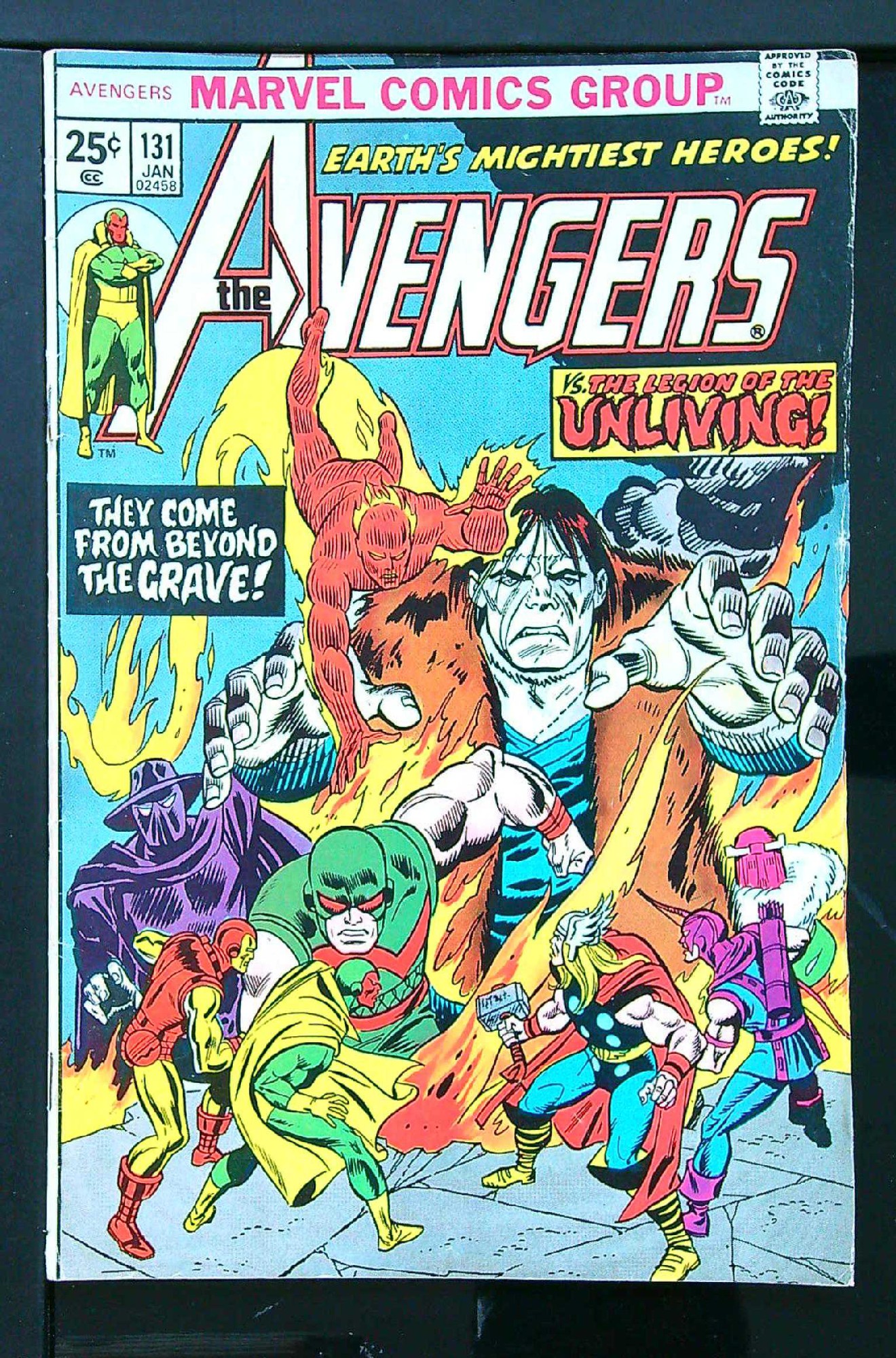 Cover of Avengers (Vol 1) #131. One of 250,000 Vintage American Comics on sale from Krypton!
