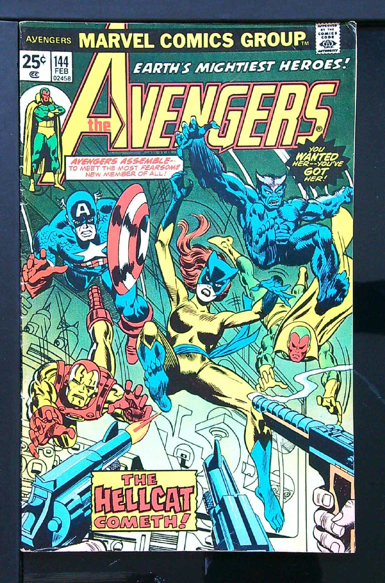 Cover of Avengers (Vol 1) #144. One of 250,000 Vintage American Comics on sale from Krypton!