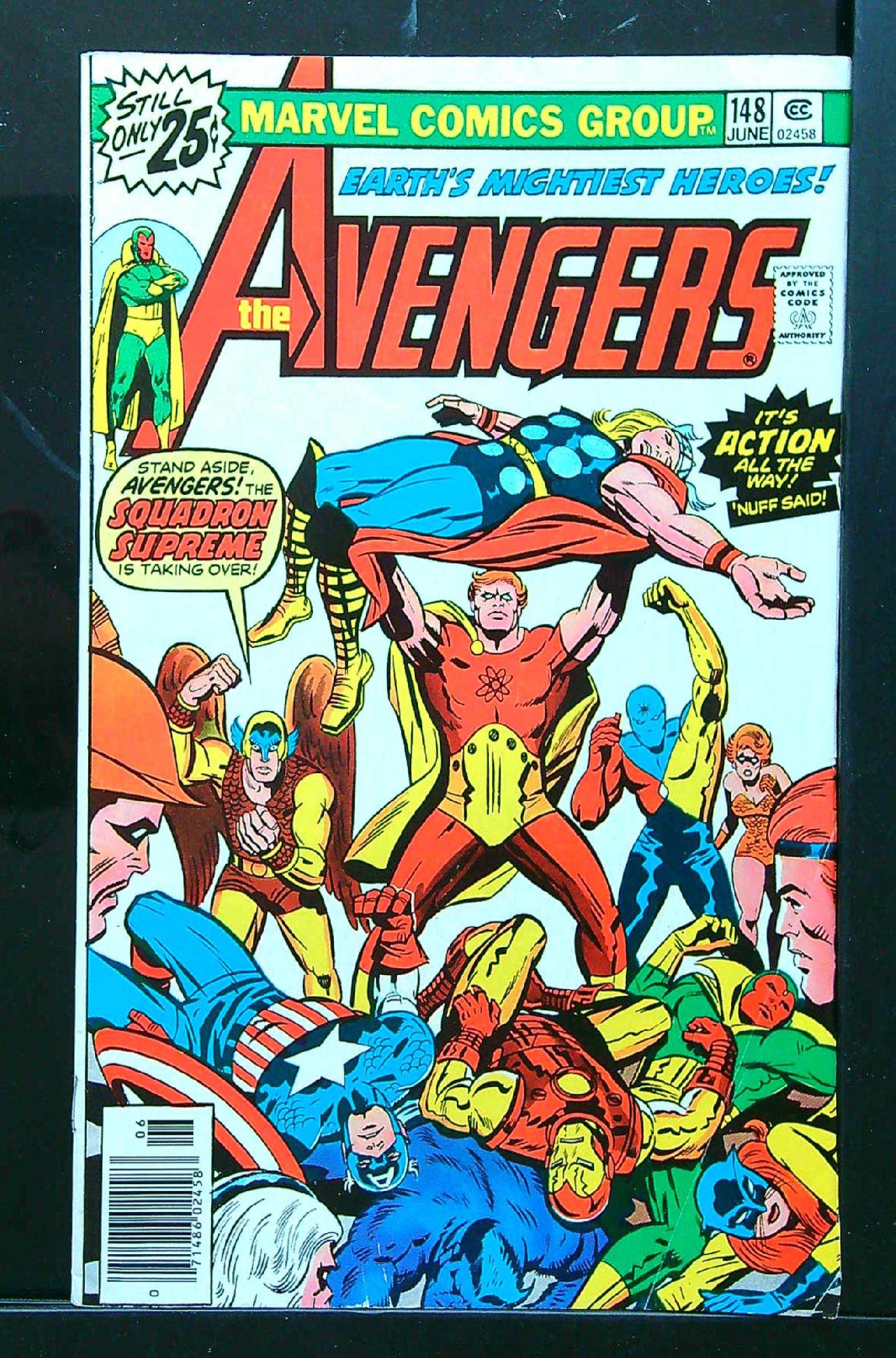 Cover of Avengers (Vol 1) #148. One of 250,000 Vintage American Comics on sale from Krypton!
