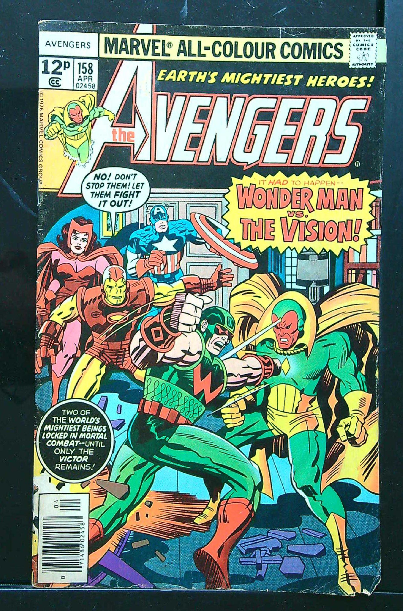 Cover of Avengers (Vol 1) #158. One of 250,000 Vintage American Comics on sale from Krypton!