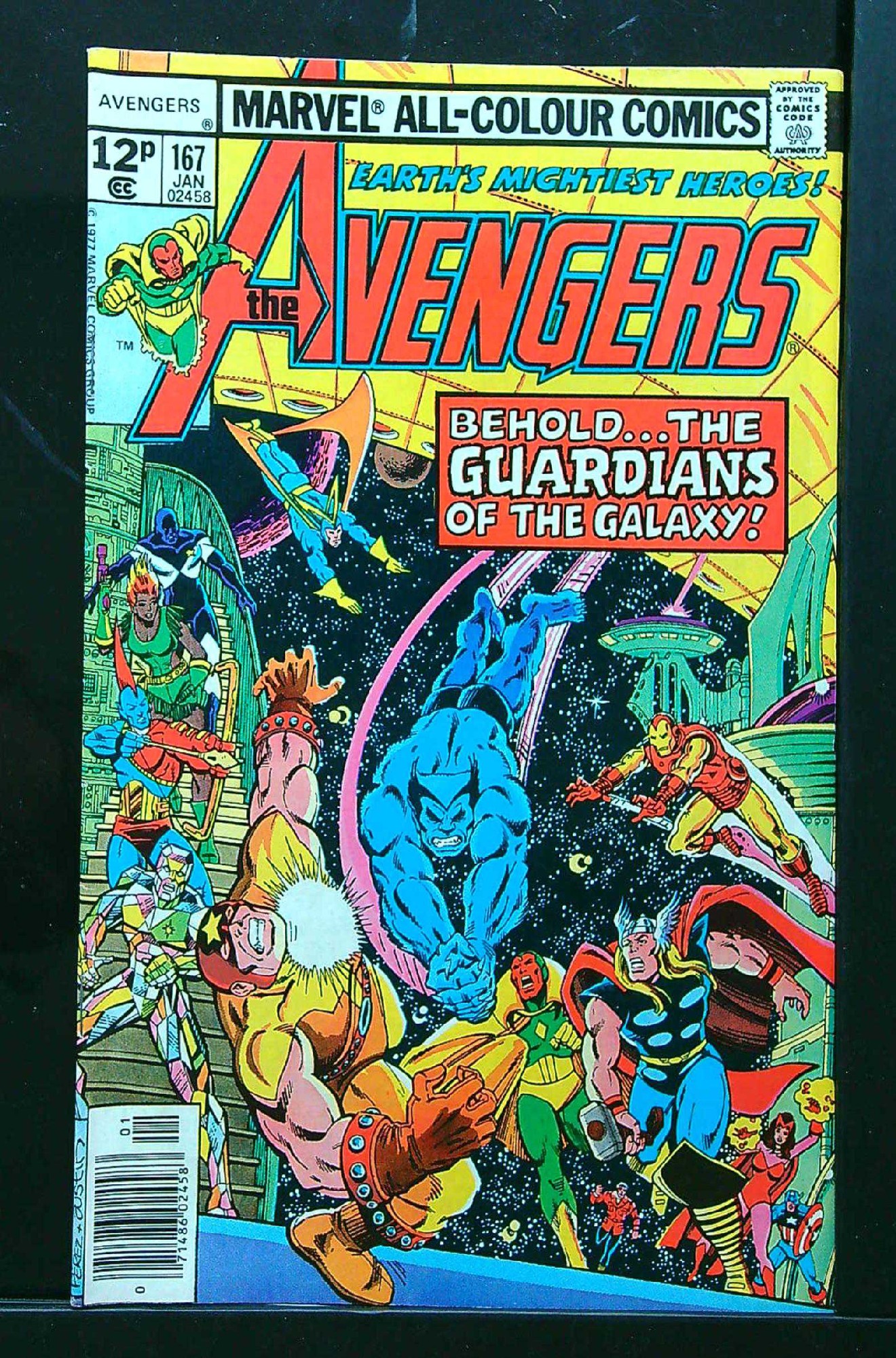 Cover of Avengers (Vol 1) #167. One of 250,000 Vintage American Comics on sale from Krypton!