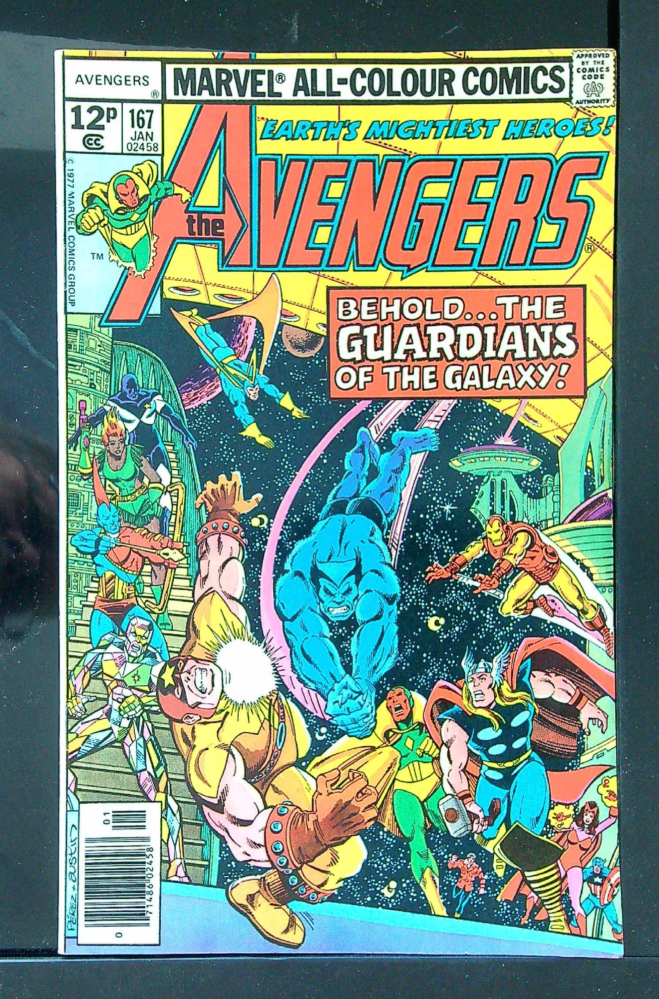 Cover of Avengers (Vol 1) #167. One of 250,000 Vintage American Comics on sale from Krypton!