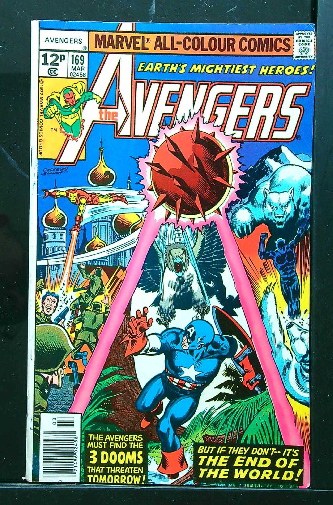 Cover of Avengers (Vol 1) #169. One of 250,000 Vintage American Comics on sale from Krypton!