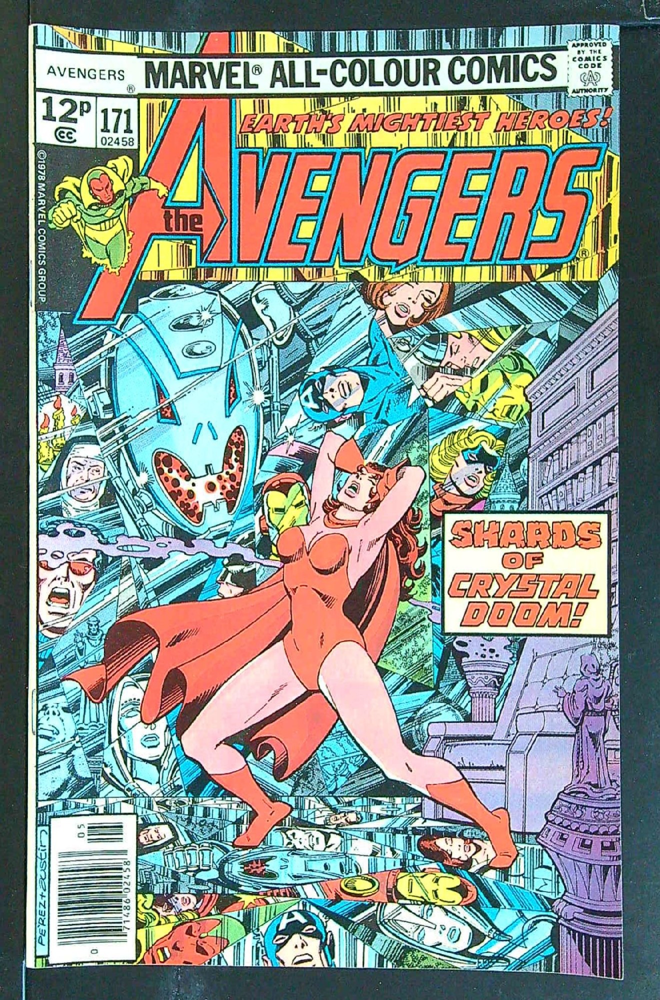 Cover of Avengers (Vol 1) #171. One of 250,000 Vintage American Comics on sale from Krypton!