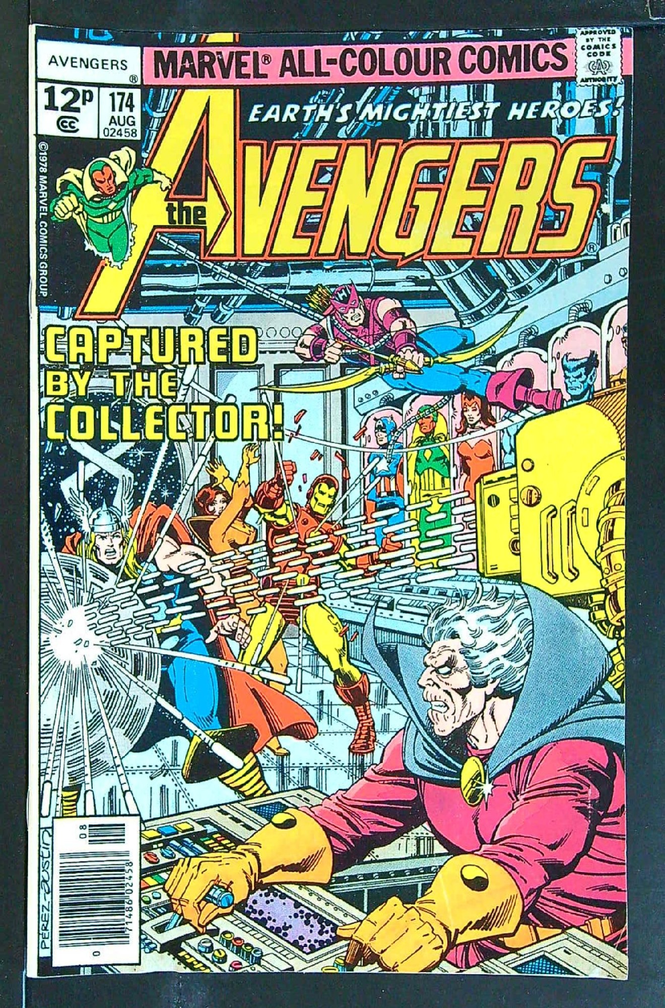 Cover of Avengers (Vol 1) #174. One of 250,000 Vintage American Comics on sale from Krypton!