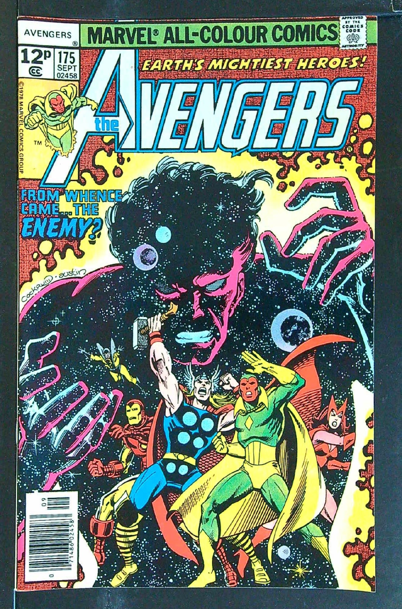 Cover of Avengers (Vol 1) #175. One of 250,000 Vintage American Comics on sale from Krypton!
