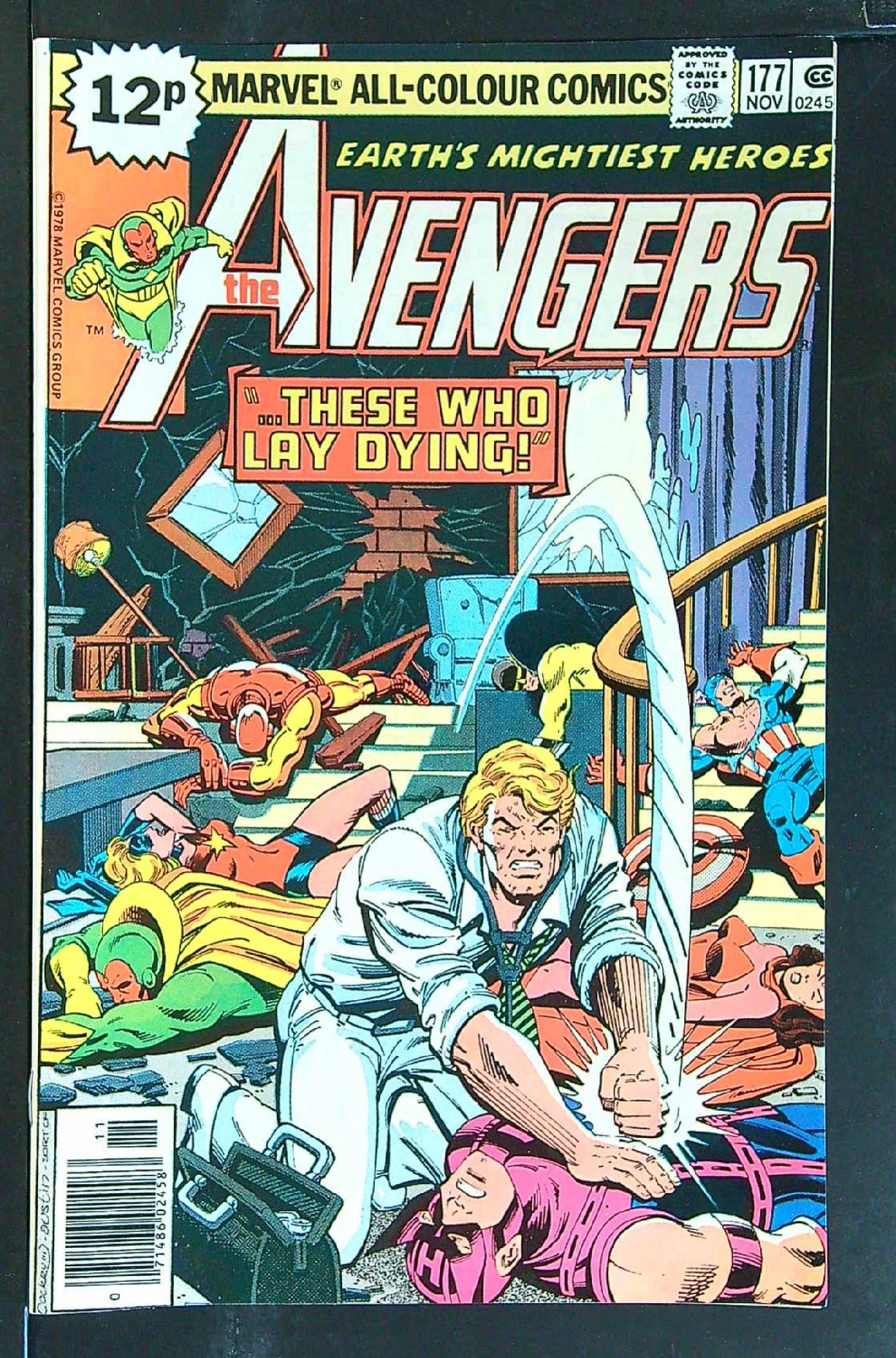 Cover of Avengers (Vol 1) #177. One of 250,000 Vintage American Comics on sale from Krypton!