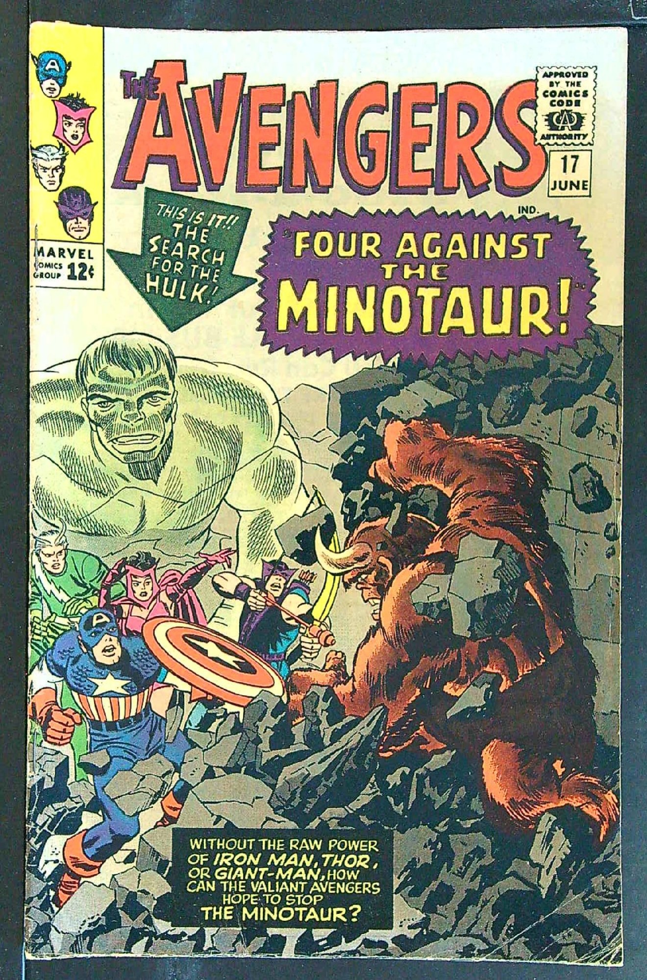 Cover of Avengers (Vol 1) #17. One of 250,000 Vintage American Comics on sale from Krypton!