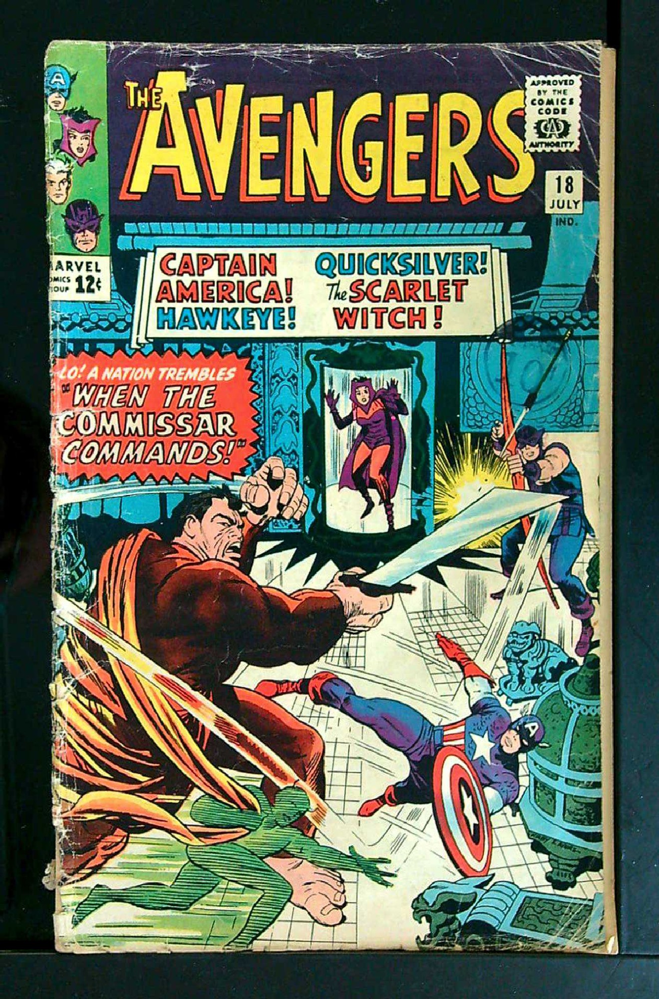 Cover of Avengers (Vol 1) #18. One of 250,000 Vintage American Comics on sale from Krypton!