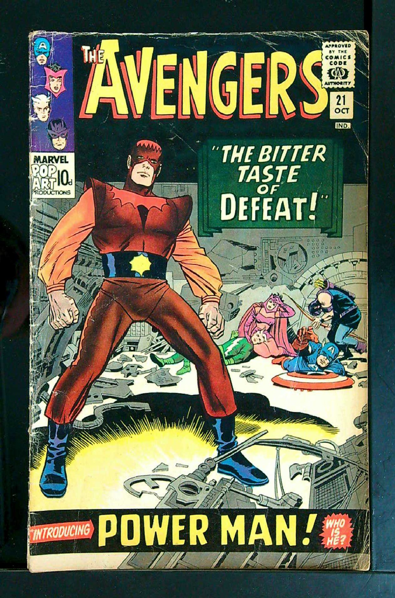 Cover of Avengers (Vol 1) #21. One of 250,000 Vintage American Comics on sale from Krypton!
