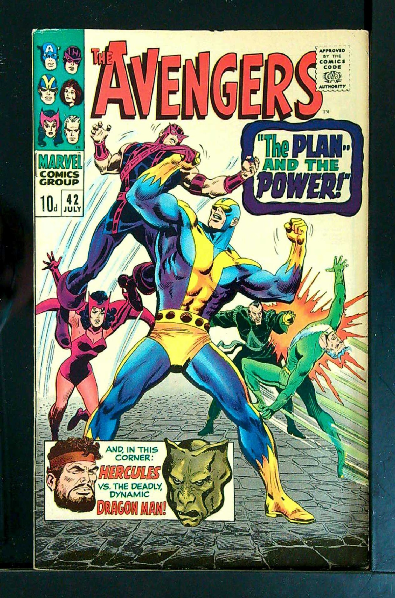 Cover of Avengers (Vol 1) #42. One of 250,000 Vintage American Comics on sale from Krypton!