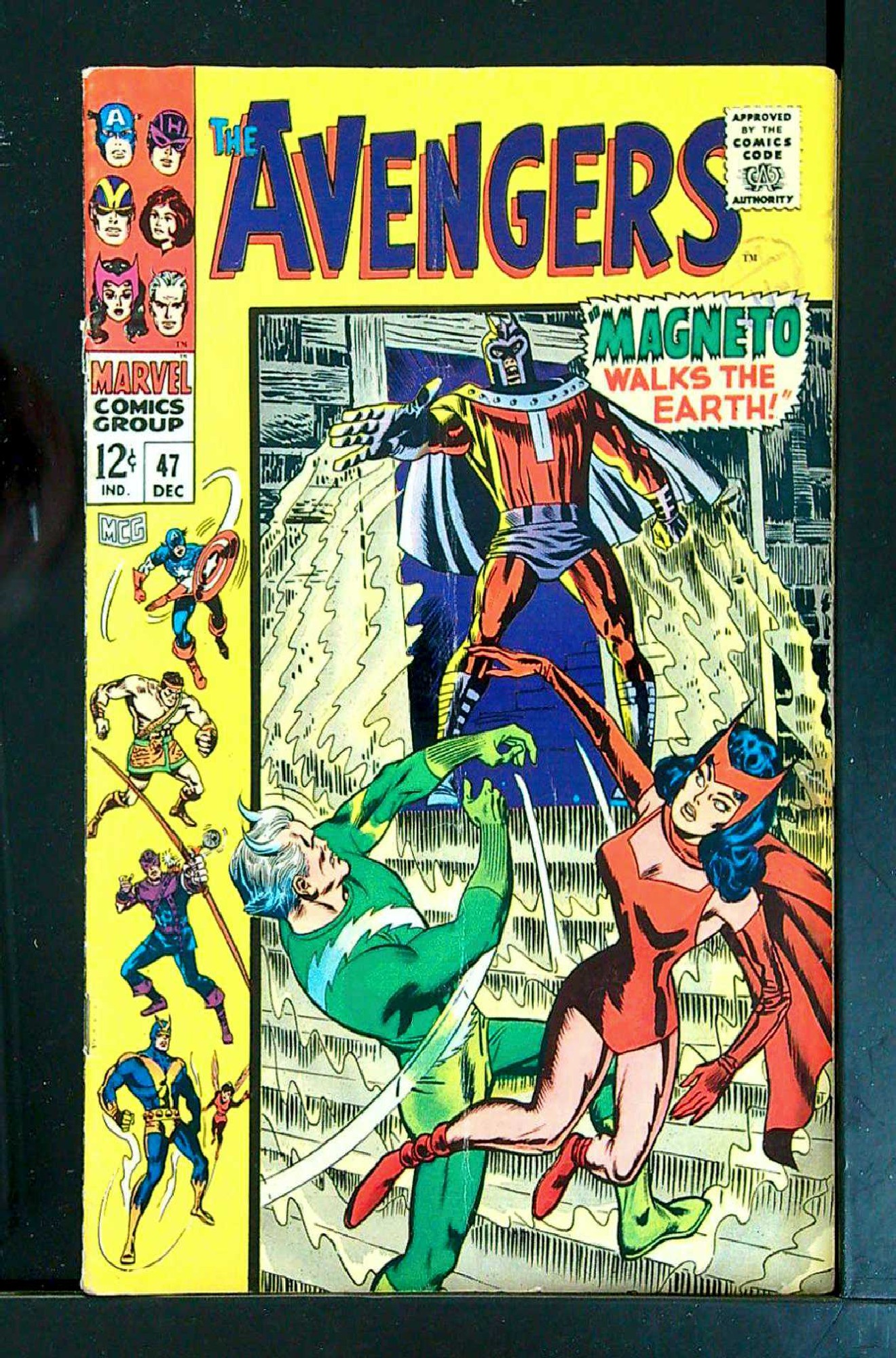 Cover of Avengers (Vol 1) #47. One of 250,000 Vintage American Comics on sale from Krypton!
