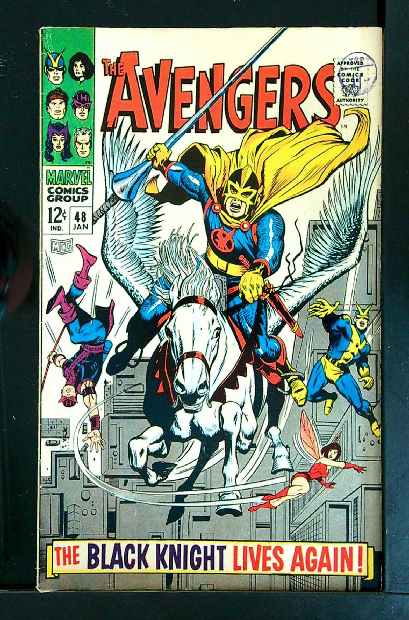 Cover of Avengers (Vol 1) #48. One of 250,000 Vintage American Comics on sale from Krypton!