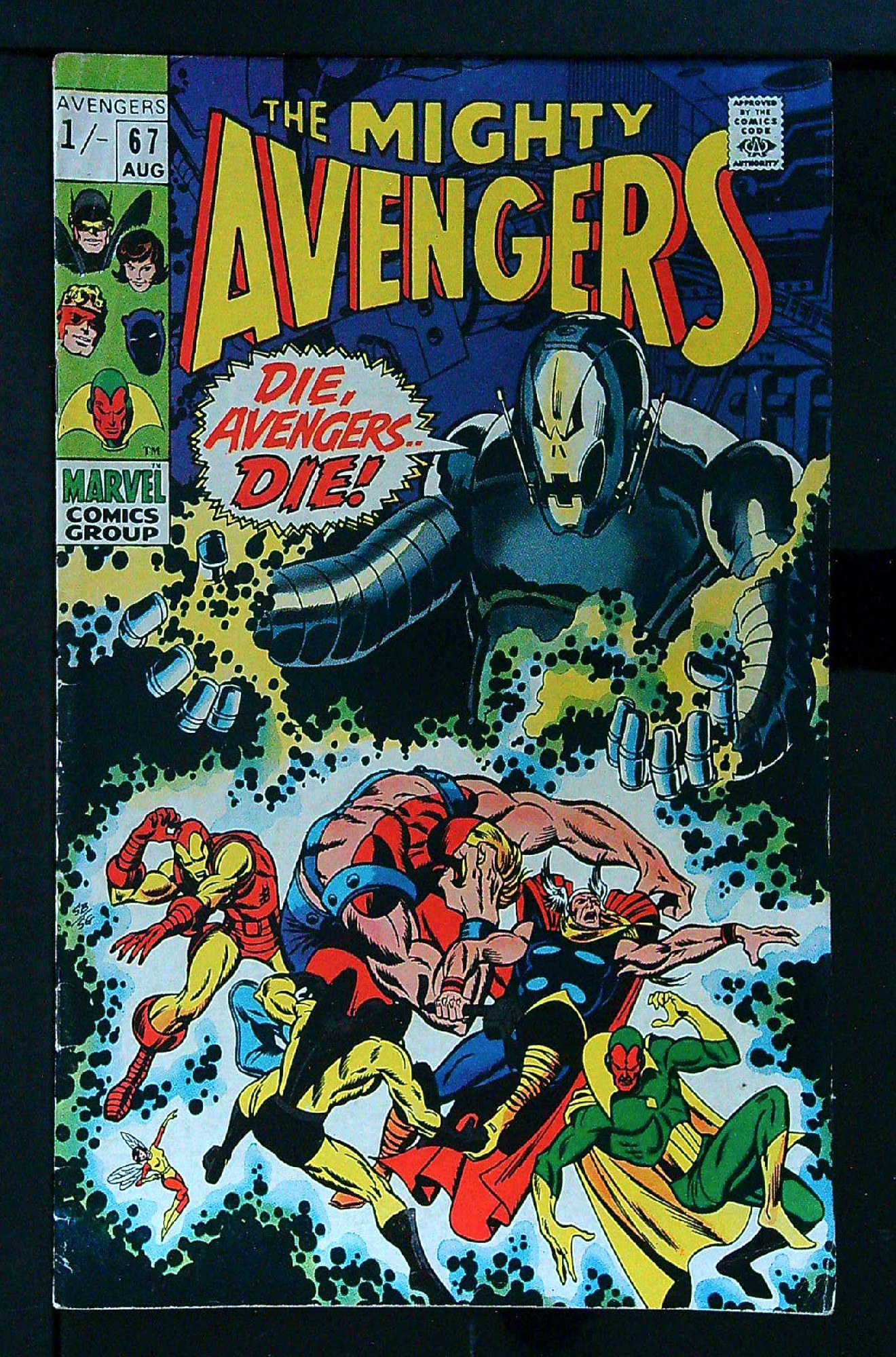 Cover of Avengers (Vol 1) #67. One of 250,000 Vintage American Comics on sale from Krypton!