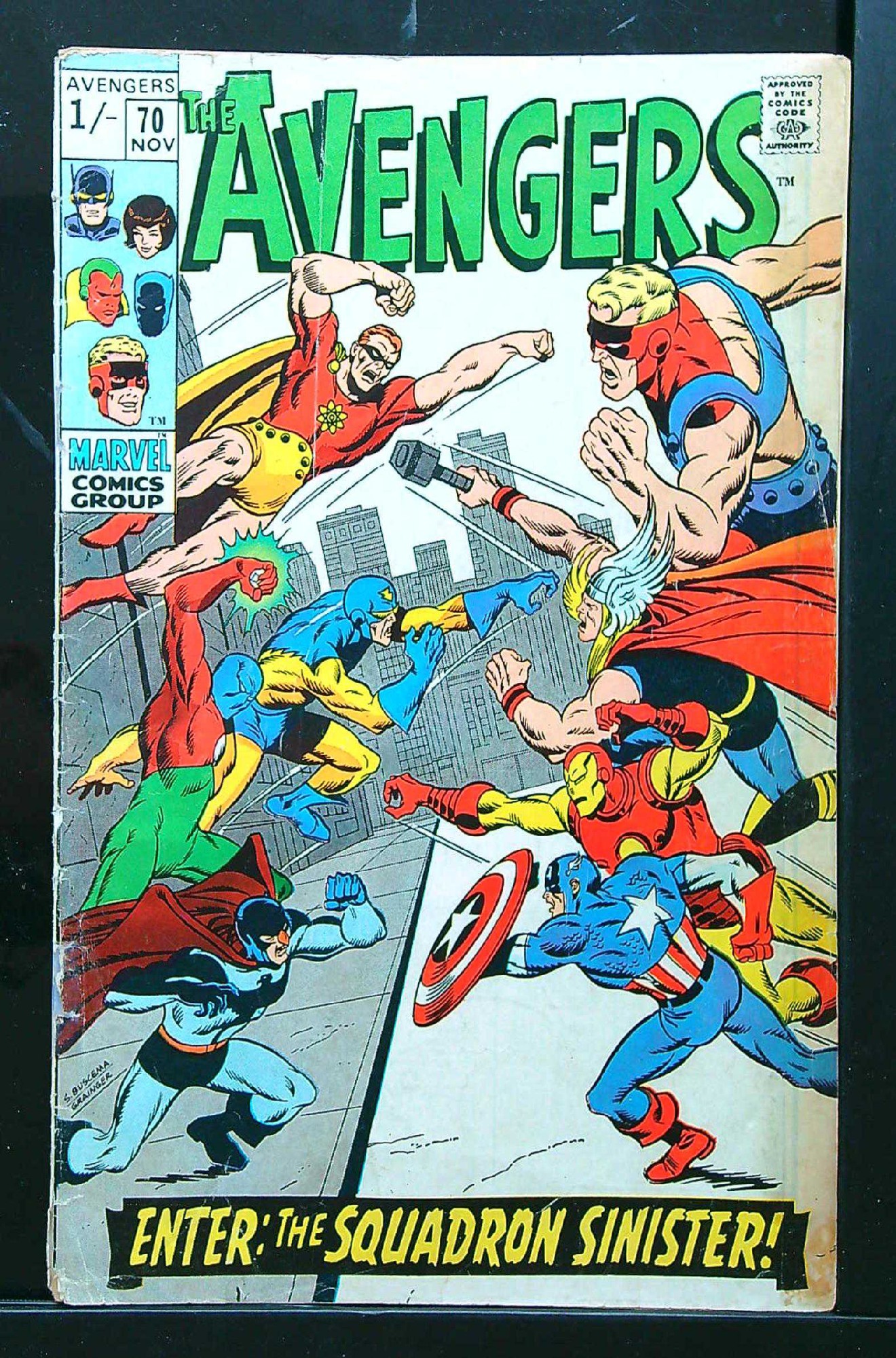 Cover of Avengers (Vol 1) #70. One of 250,000 Vintage American Comics on sale from Krypton!