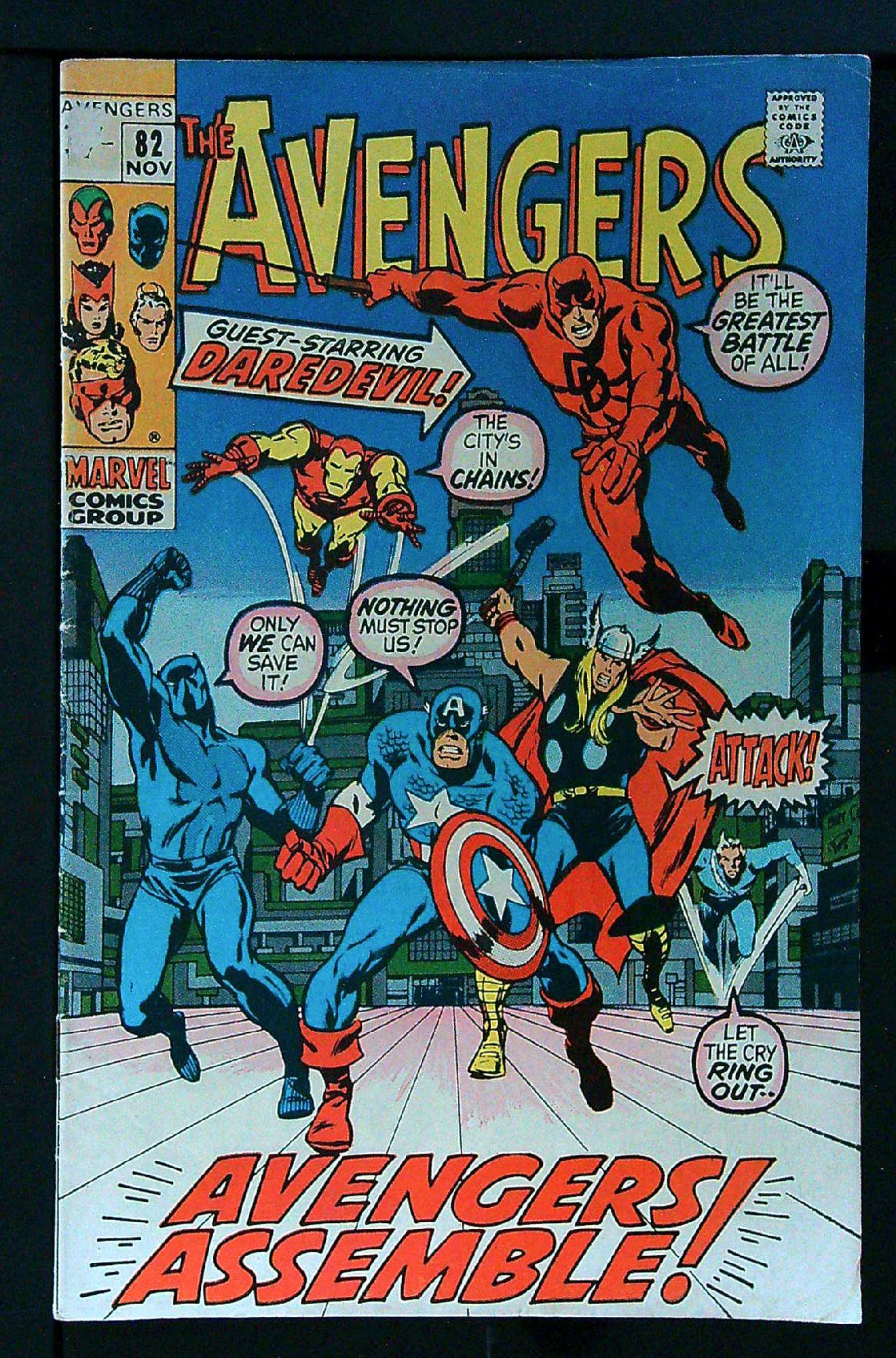 Cover of Avengers (Vol 1) #82. One of 250,000 Vintage American Comics on sale from Krypton!