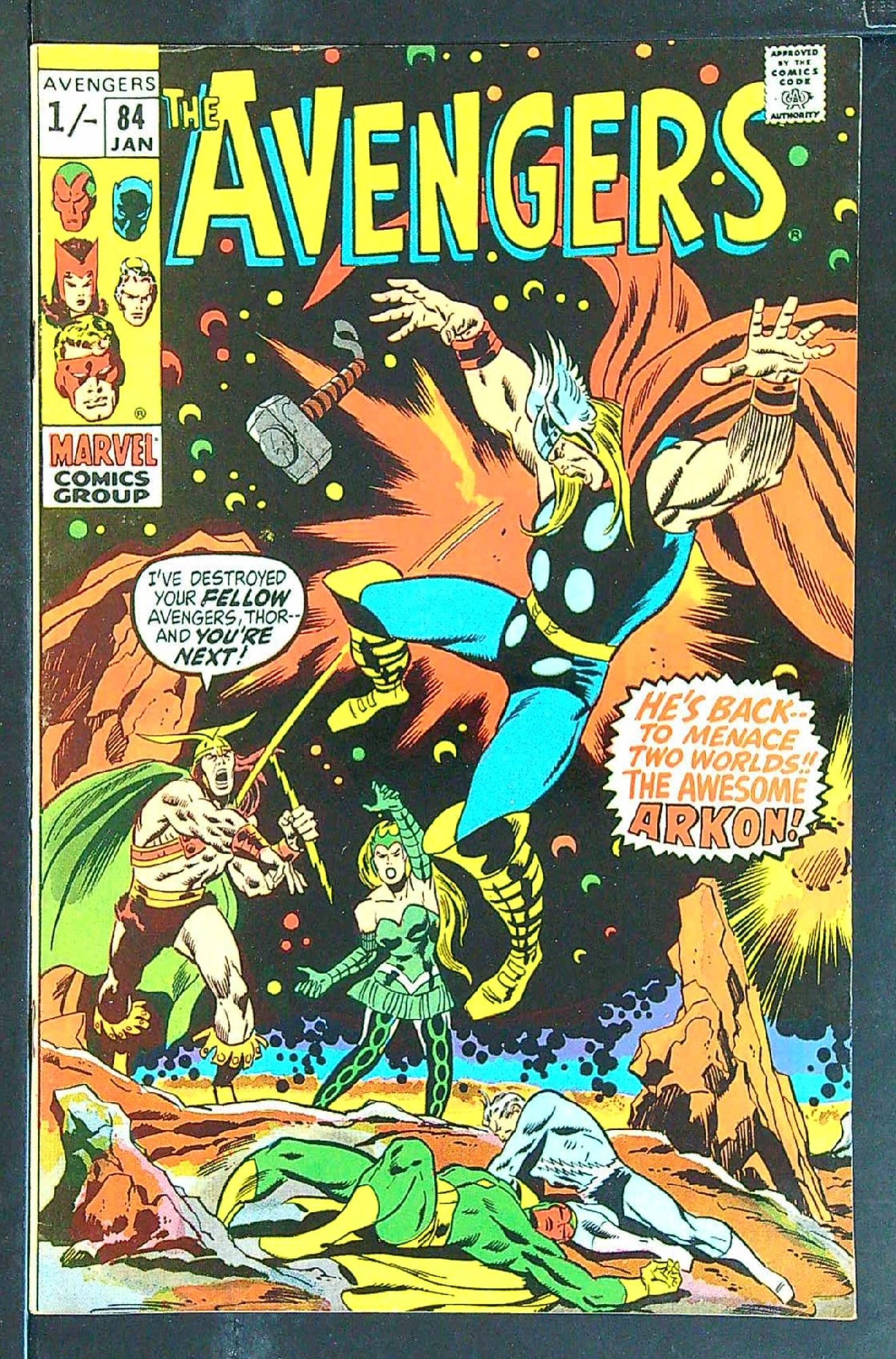 Cover of Avengers (Vol 1) #84. One of 250,000 Vintage American Comics on sale from Krypton!
