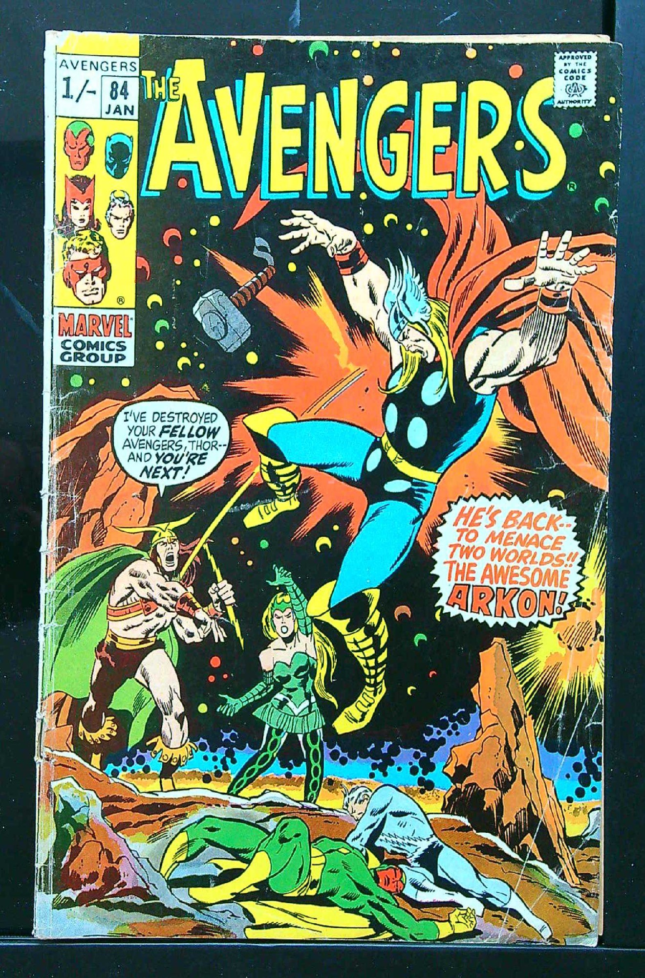 Cover of Avengers (Vol 1) #84. One of 250,000 Vintage American Comics on sale from Krypton!
