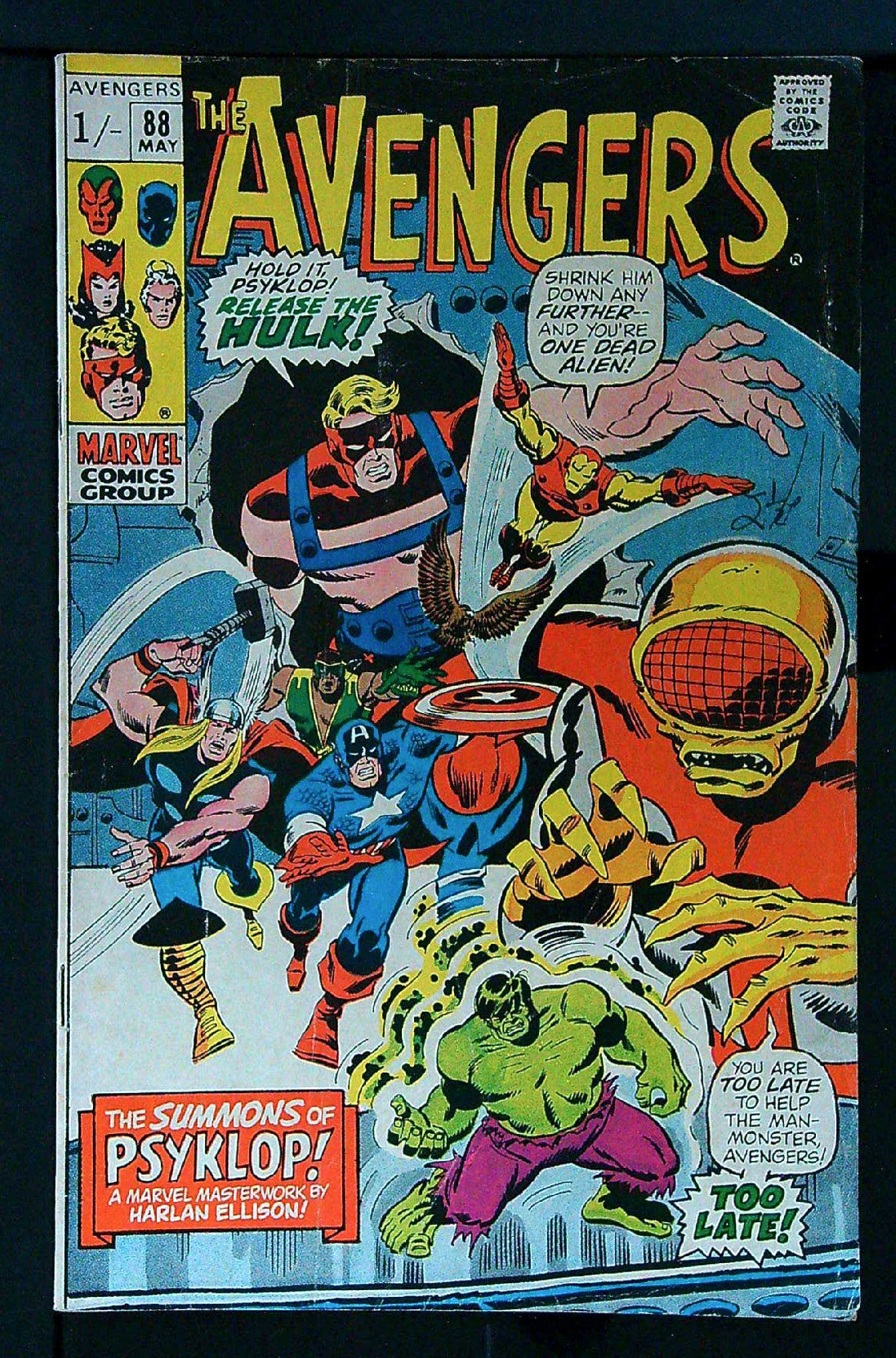 Cover of Avengers (Vol 1) #88. One of 250,000 Vintage American Comics on sale from Krypton!
