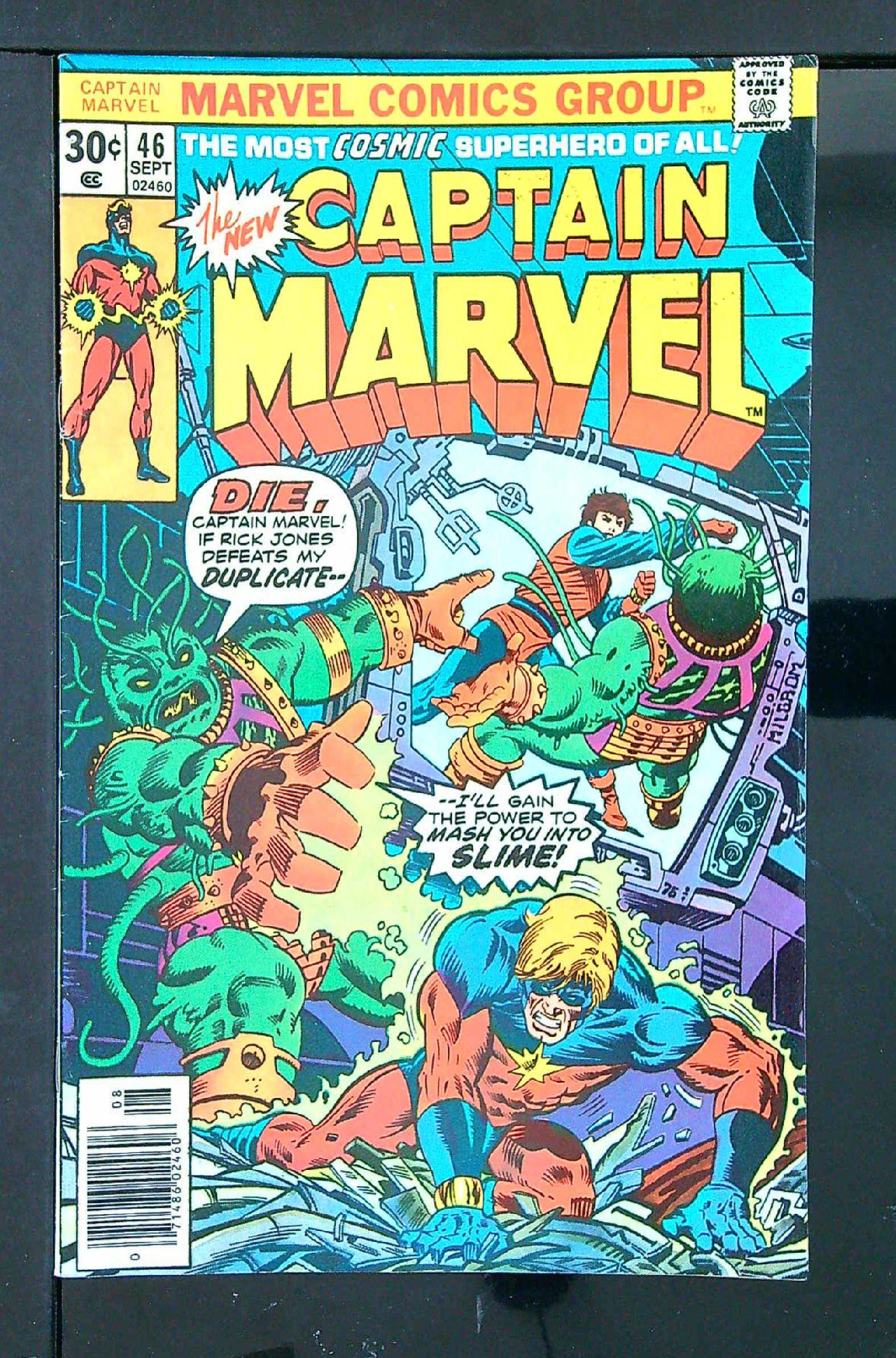 1st Supremor<br>ACTUAL SCAN OF COMIC!<br> Cover of Captain Marvel (Vol 1) #46. One of 250,000 Vintage American Comics on sale from Krypton!