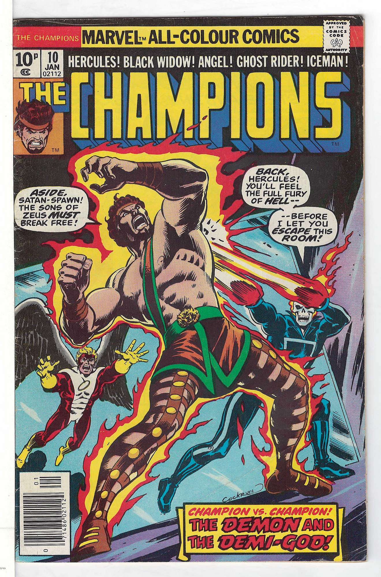 Cover of Champions (Vol 1) The #10. One of 250,000 Vintage American Comics on sale from Krypton!