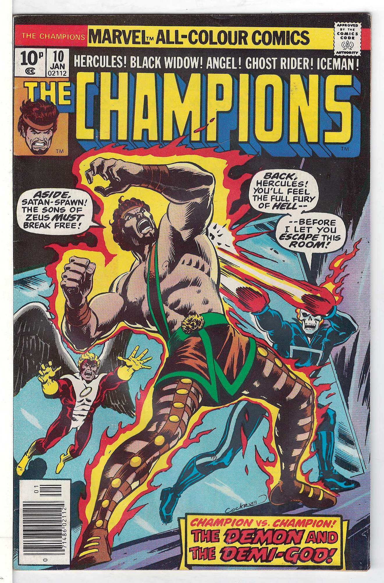 Cover of Champions (Vol 1) The #10. One of 250,000 Vintage American Comics on sale from Krypton!