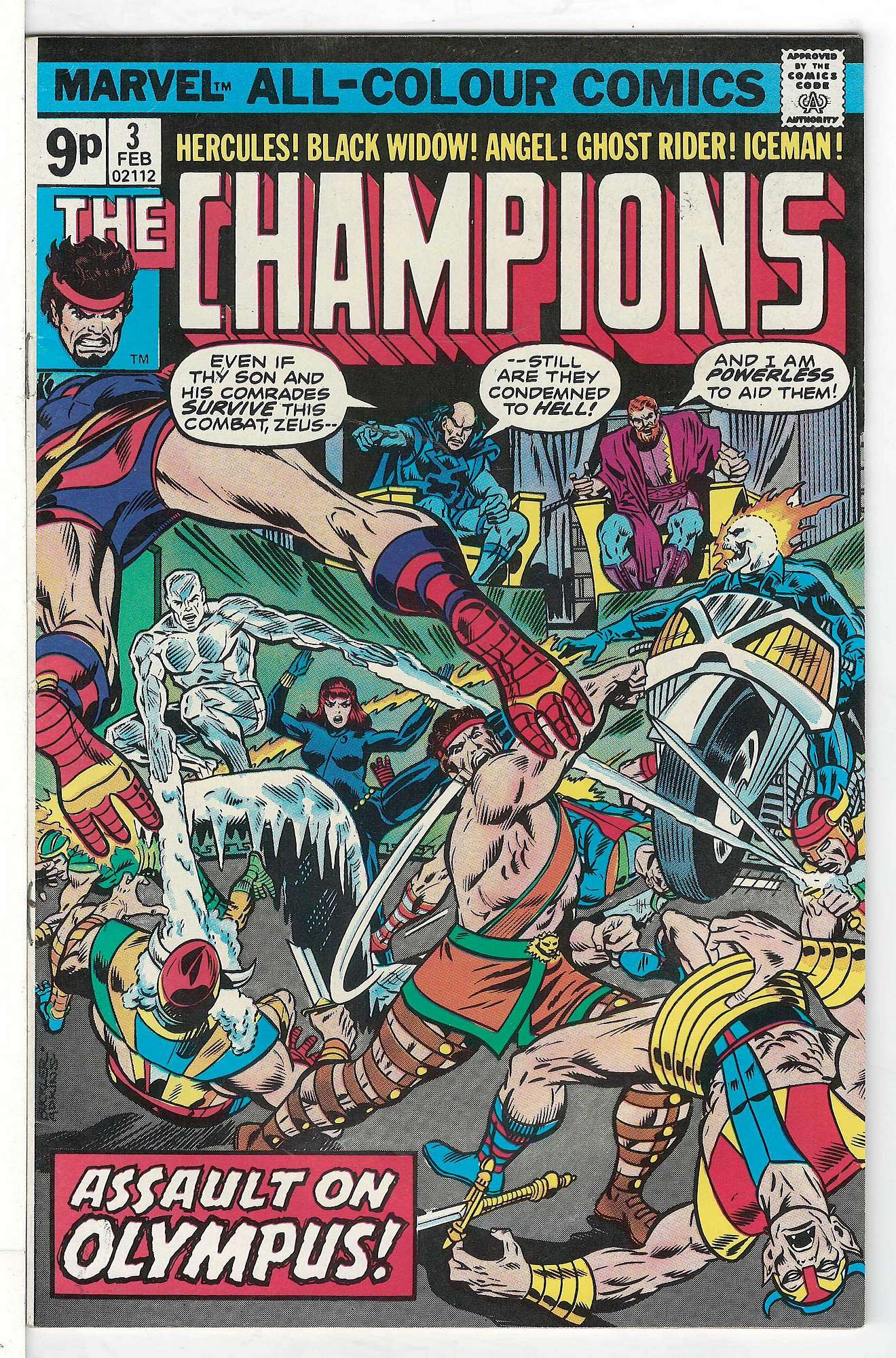 Cover of Champions (Vol 1) The #3. One of 250,000 Vintage American Comics on sale from Krypton!