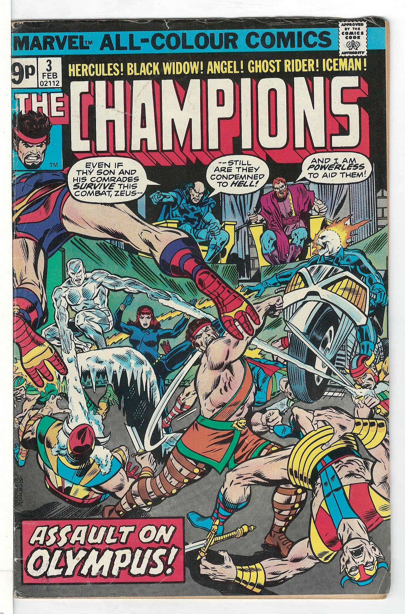 Cover of Champions (Vol 1) The #3. One of 250,000 Vintage American Comics on sale from Krypton!
