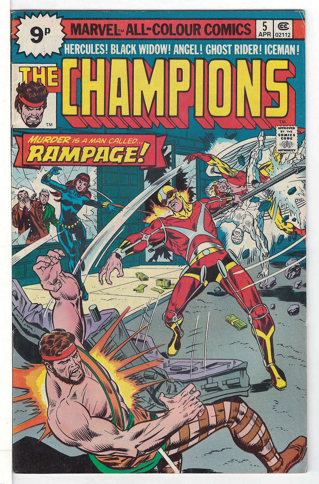 Cover of Champions (Vol 1) The #5. One of 250,000 Vintage American Comics on sale from Krypton!