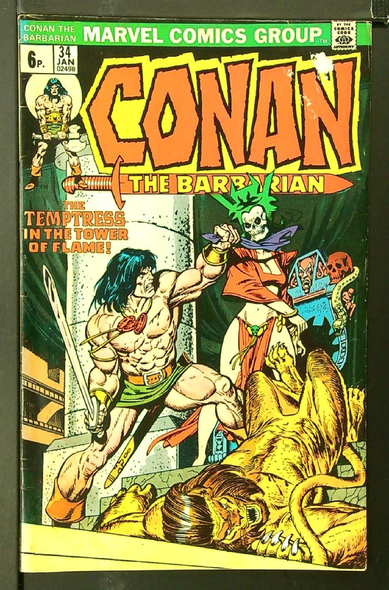 Cover of Conan the Barbarian (Vol 1) #34. One of 250,000 Vintage American Comics on sale from Krypton!