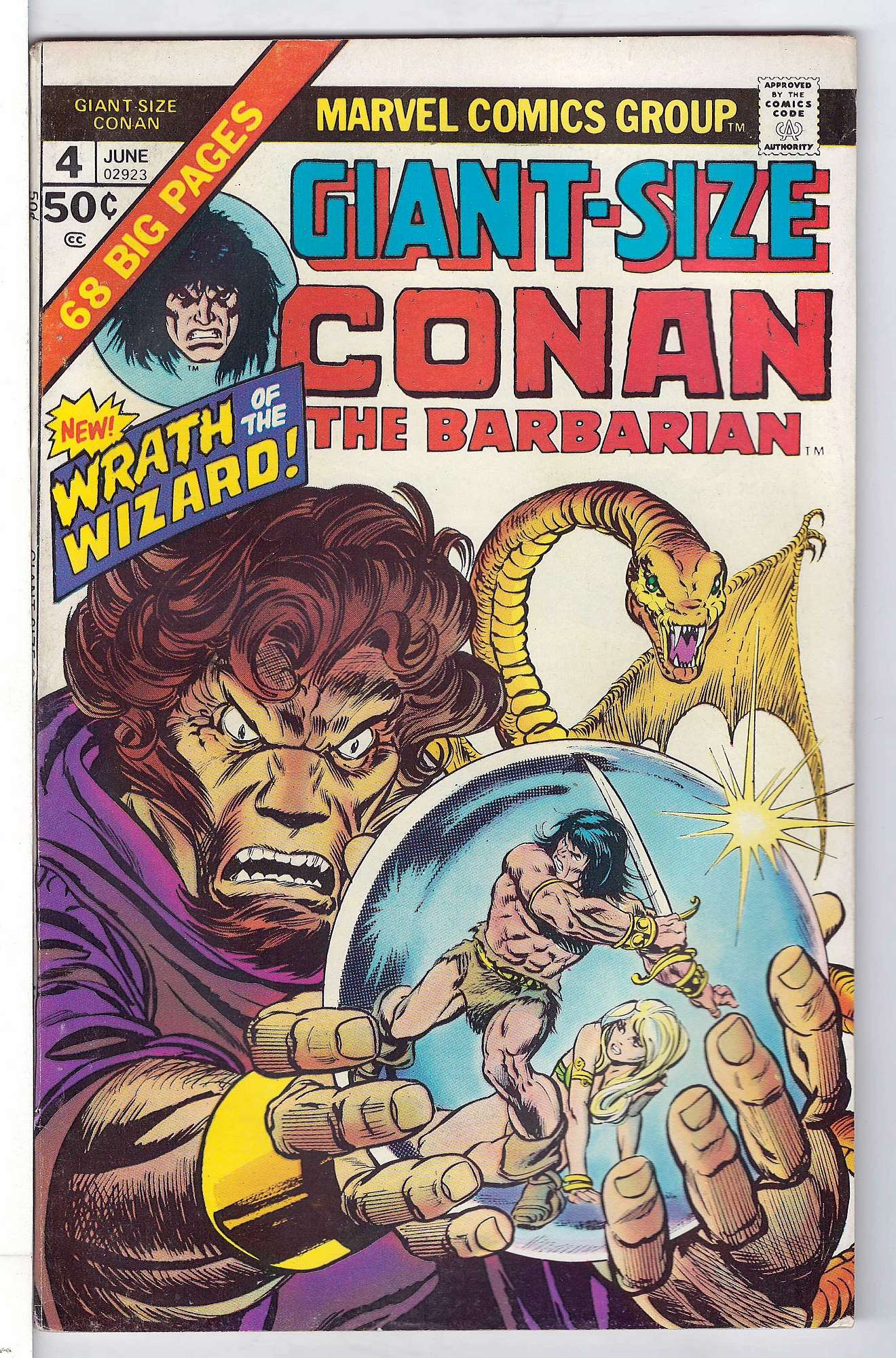 Cover of Giant-Size Conan the Barbarian (Vol 1) #4. One of 250,000 Vintage American Comics on sale from Krypton!