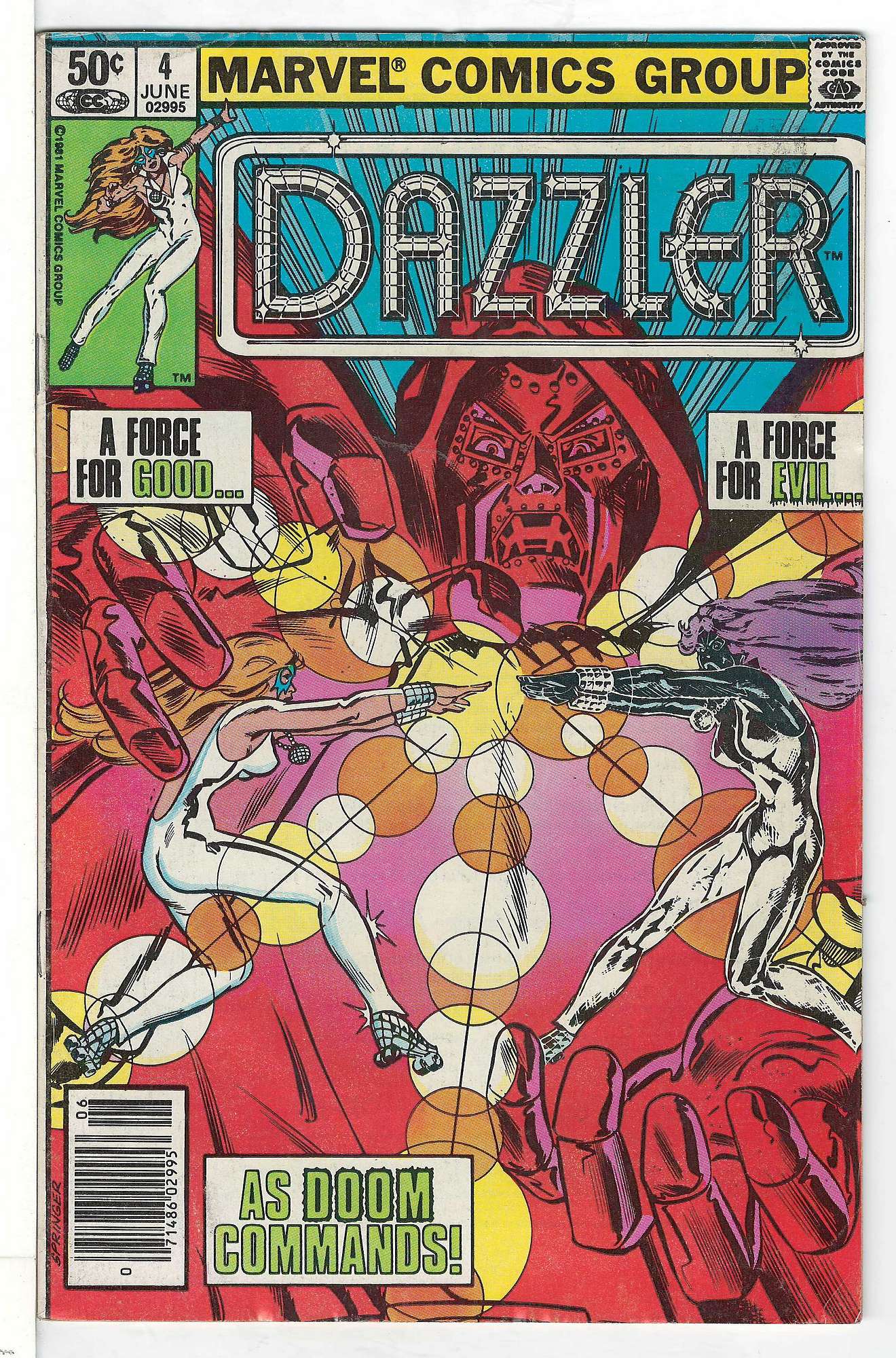 Cover of Dazzler (Vol 1) #4. One of 250,000 Vintage American Comics on sale from Krypton!