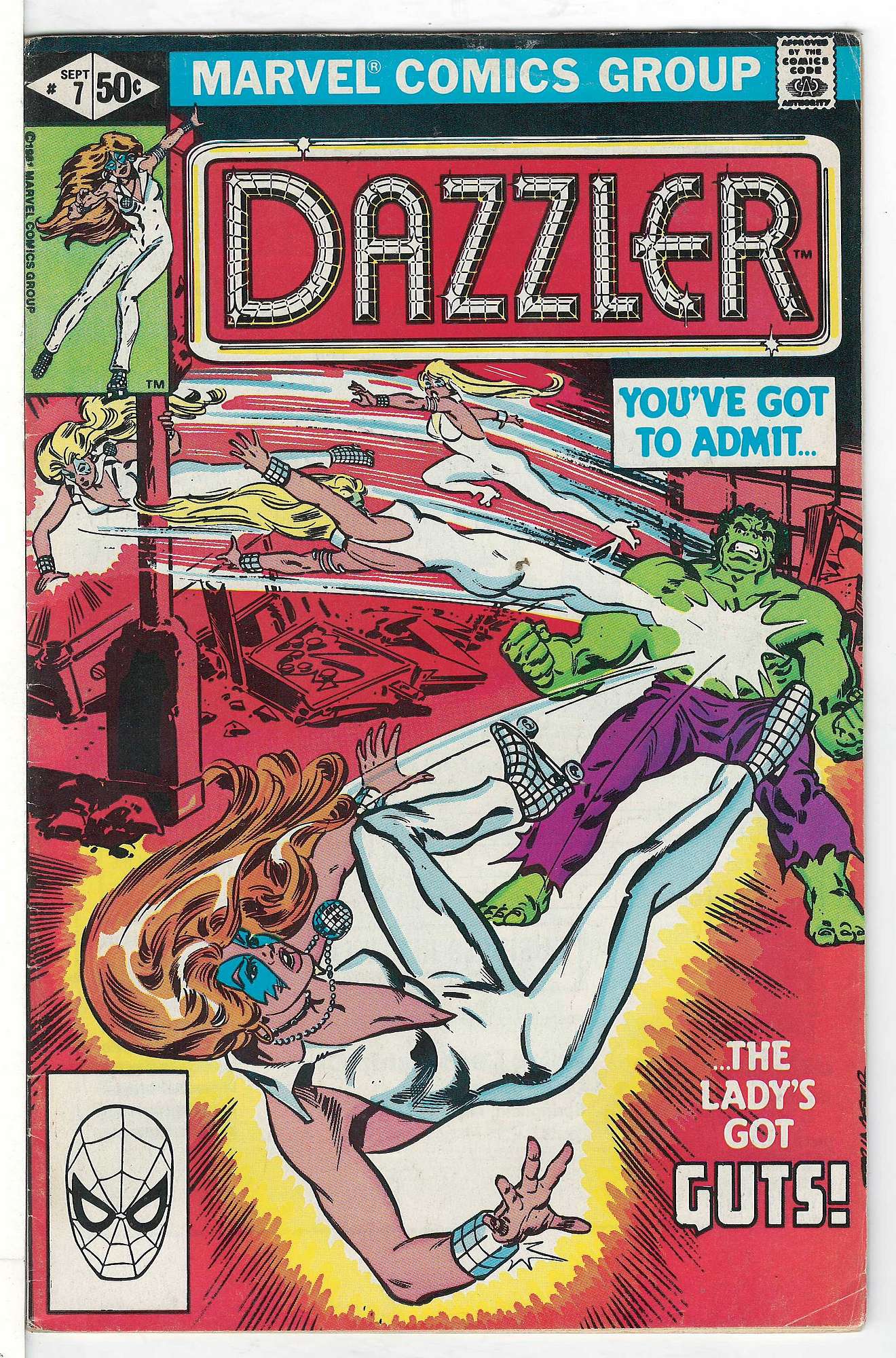Cover of Dazzler (Vol 1) #7. One of 250,000 Vintage American Comics on sale from Krypton!