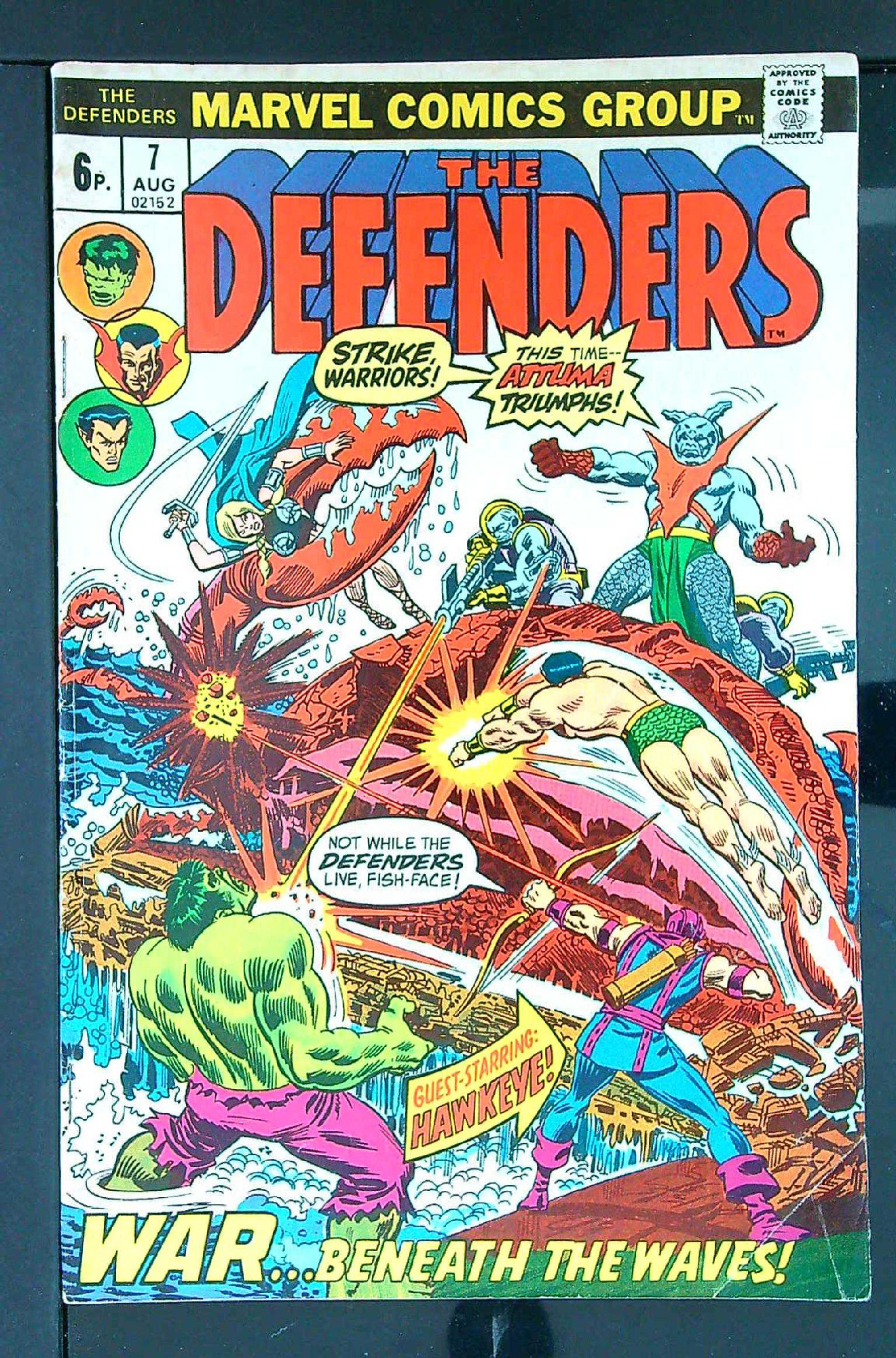 Cover of Defenders (Vol 1) #7. One of 250,000 Vintage American Comics on sale from Krypton!