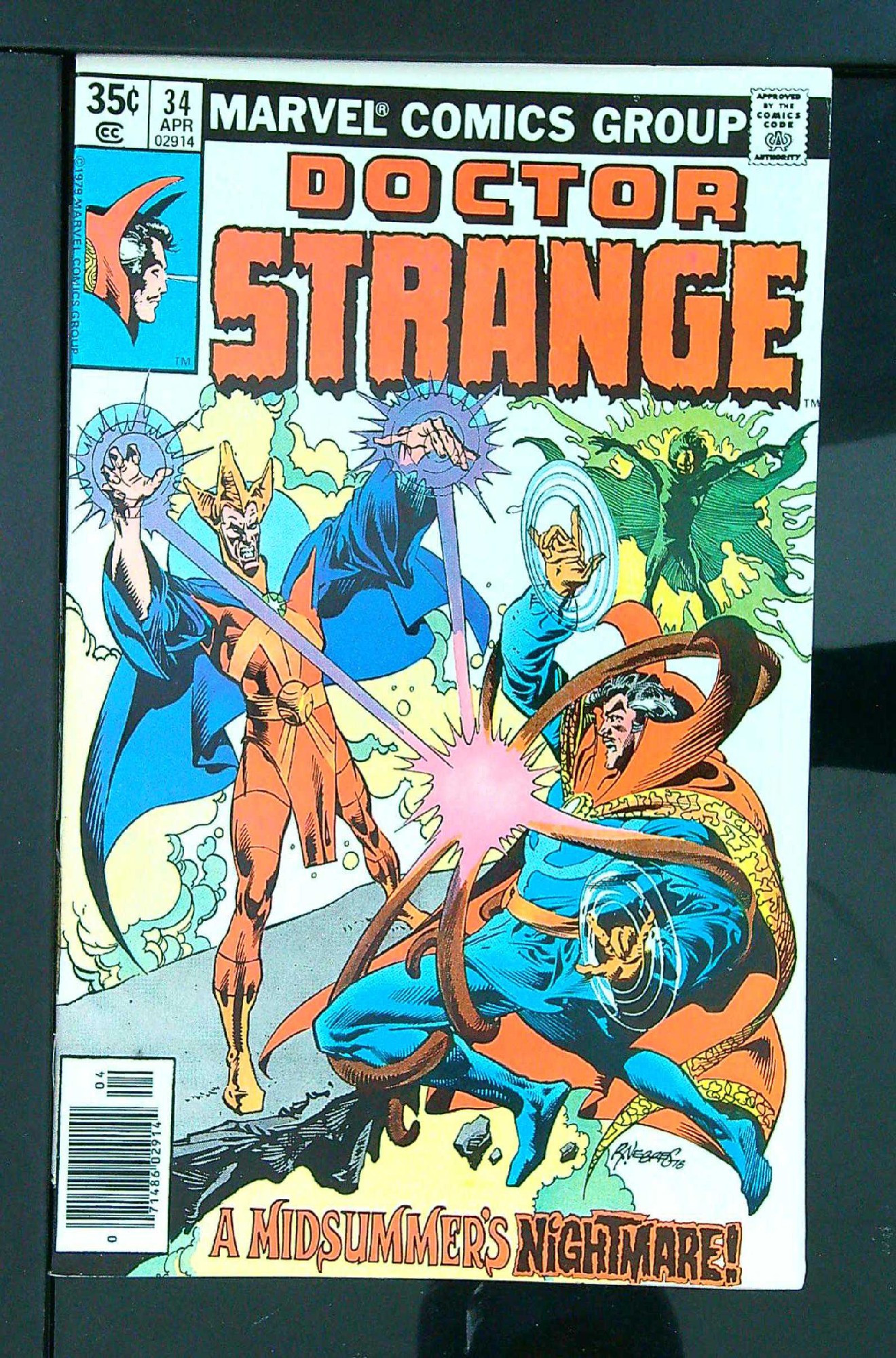 Cover of Doctor Strange (Vol 2) #34. One of 250,000 Vintage American Comics on sale from Krypton!
