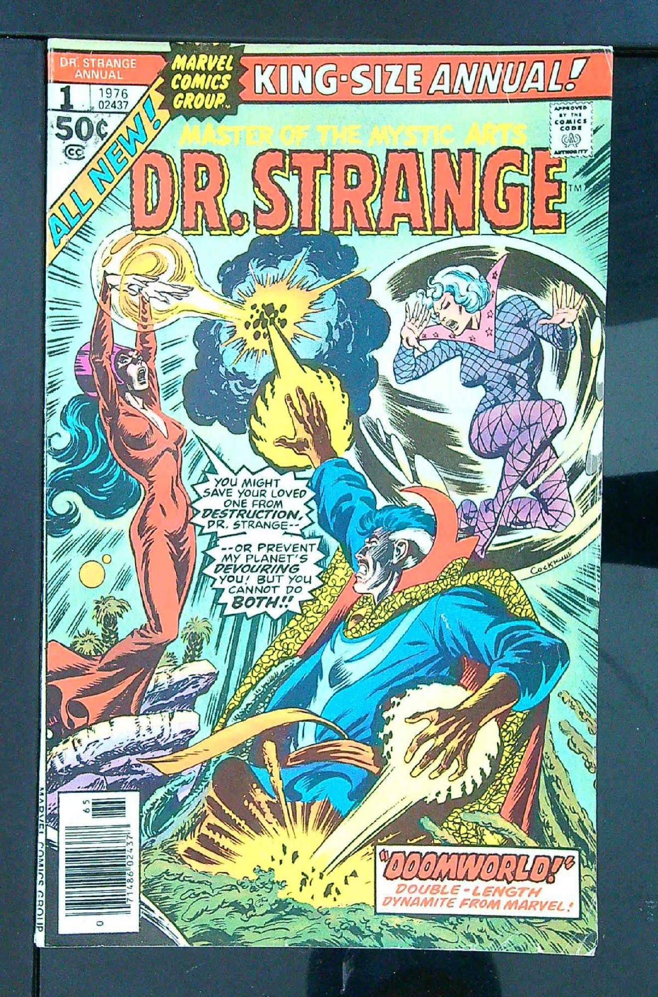 Cover of Doctor Strange Annual #1. One of 250,000 Vintage American Comics on sale from Krypton!